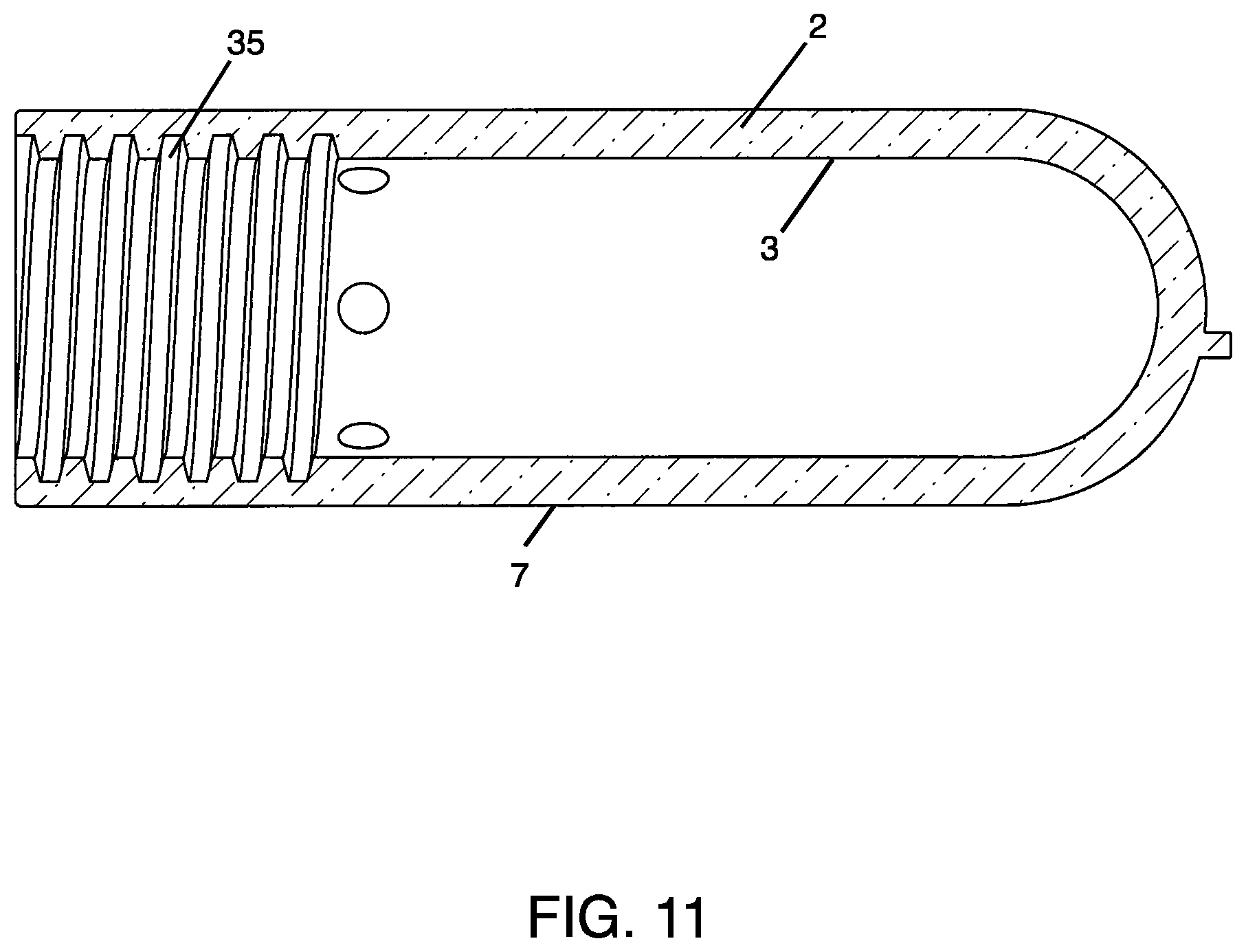Patent US12312916 Figure 10 – Downhole apparatus with cavity for housing chemicals