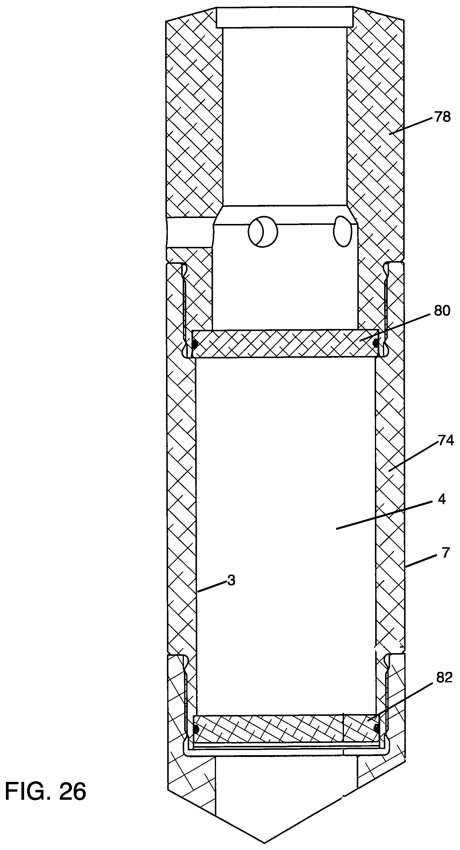 Patent US12312916 Figure 20 – Downhole apparatus with cavity for housing chemicals