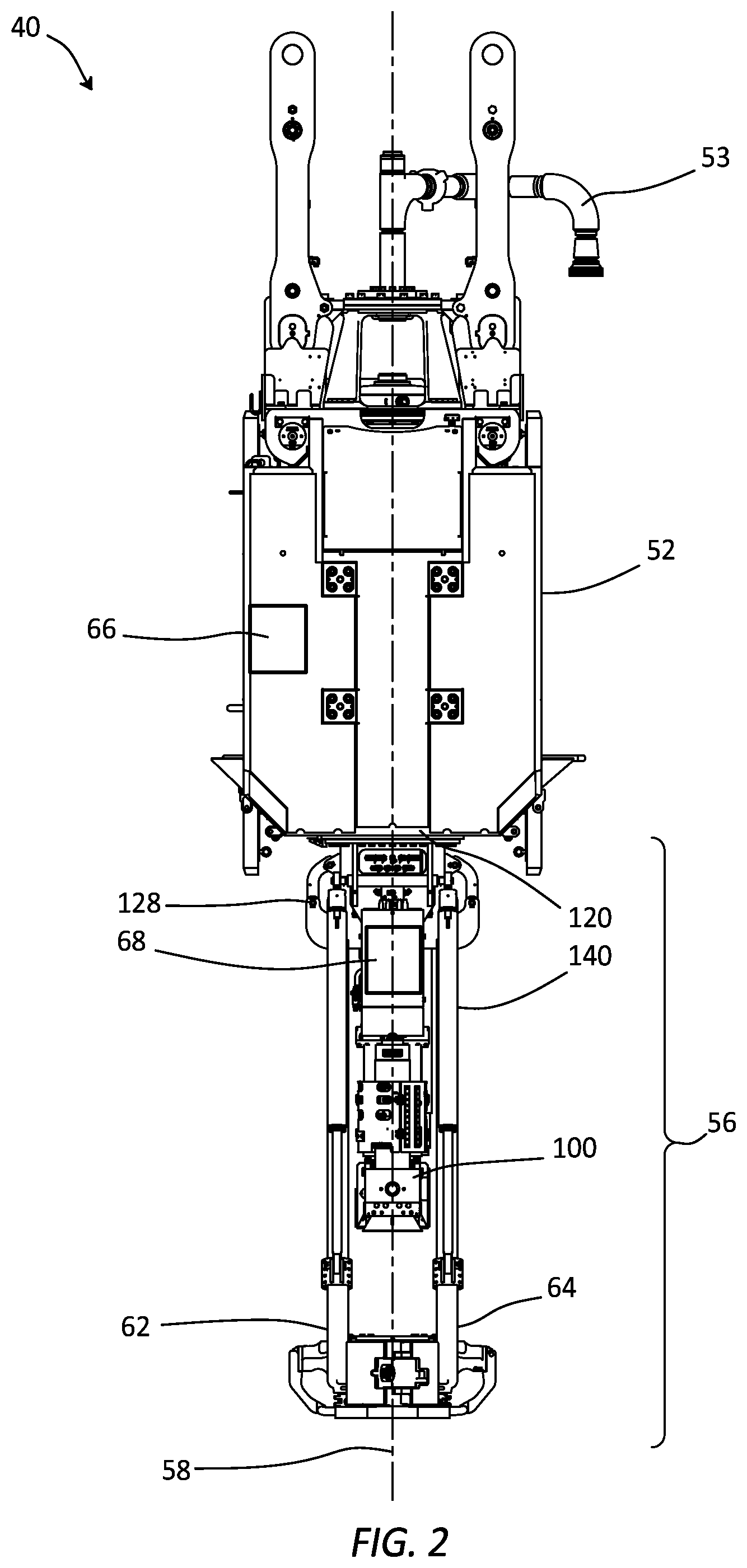 Patent US12312917 Figure 3 – Electric top drive