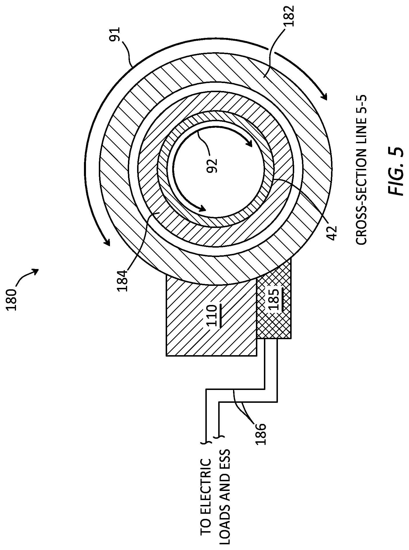 Patent US12312917 Figure 8 – Electric top drive