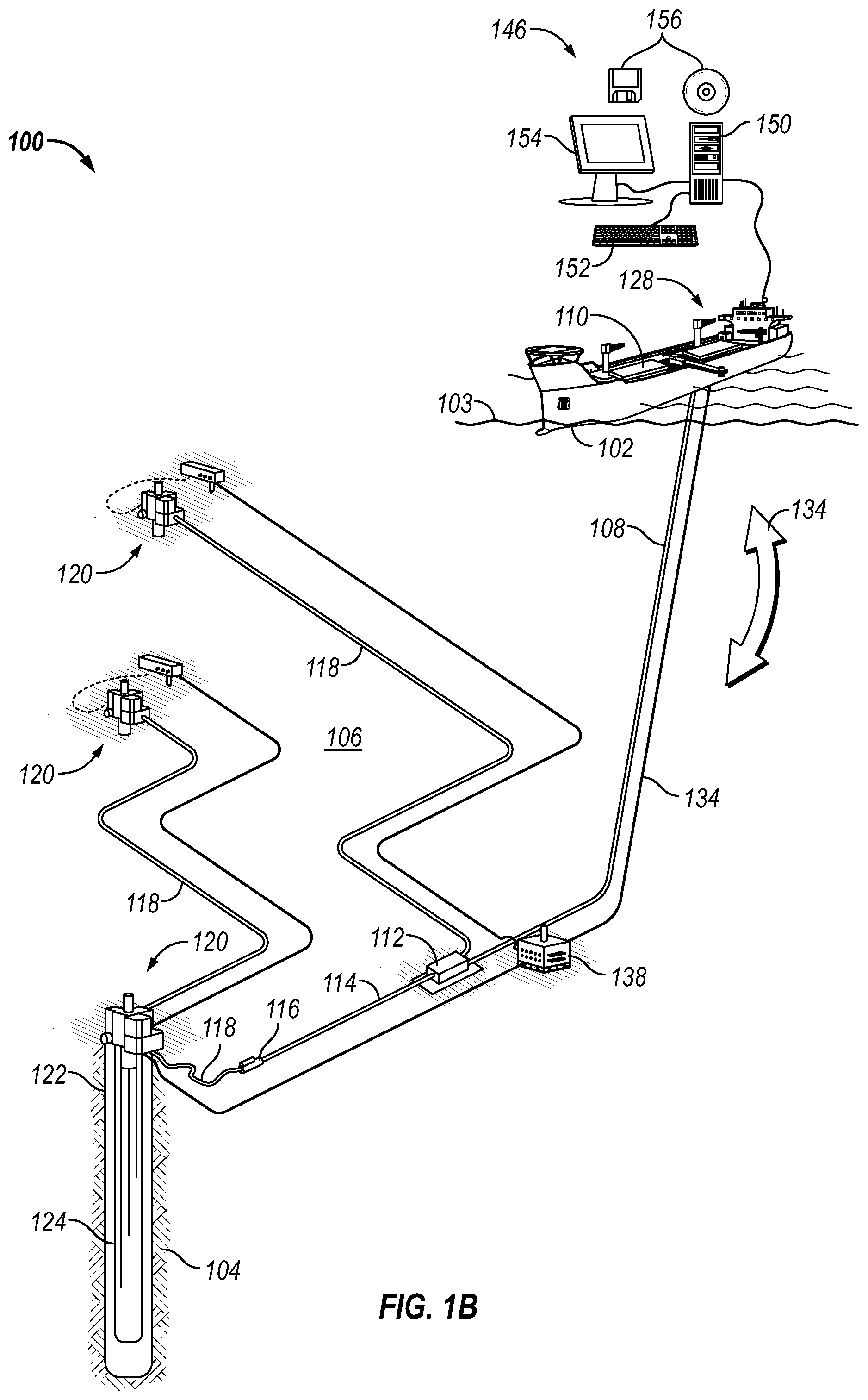 Patent US12312919 Figure 2 – Sea floor automatic well intervention