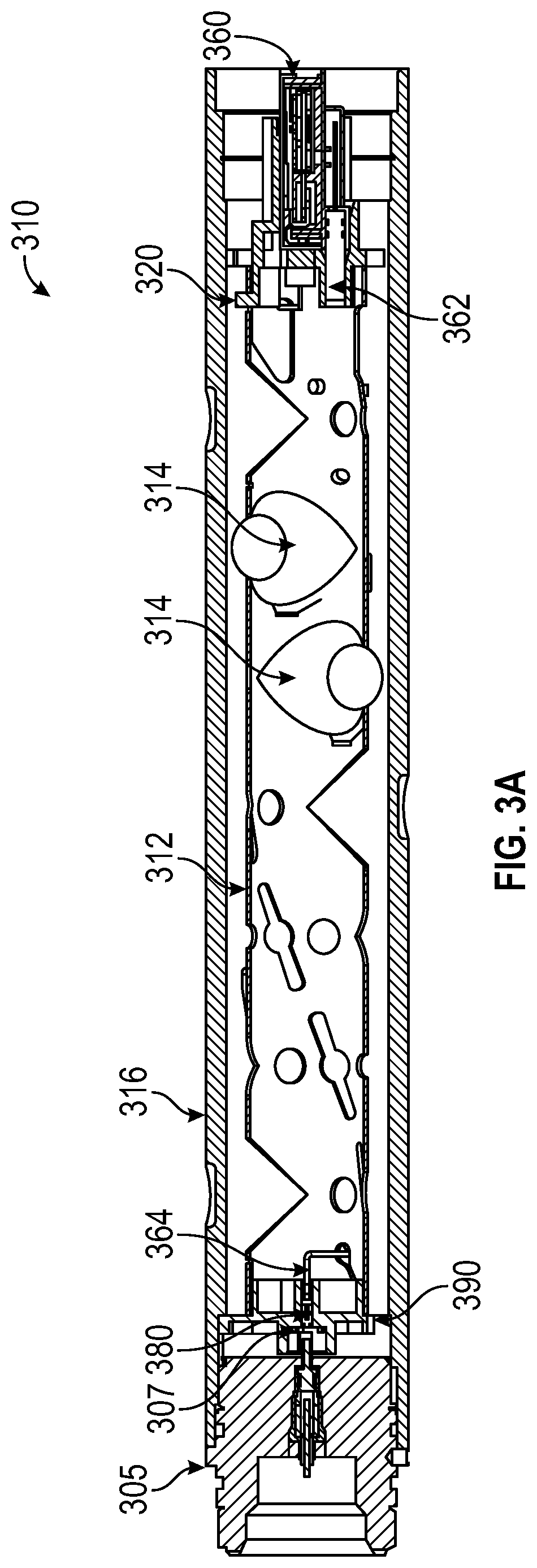 Patent US12312923 Figure 3 – Charge tube assembly
