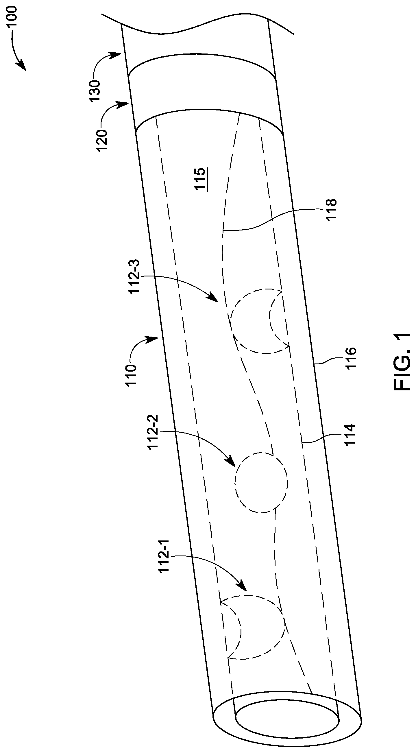 Patent US12312924 — Shaped charge load tube with integrated detonation cord retention mechanism — Figure 1