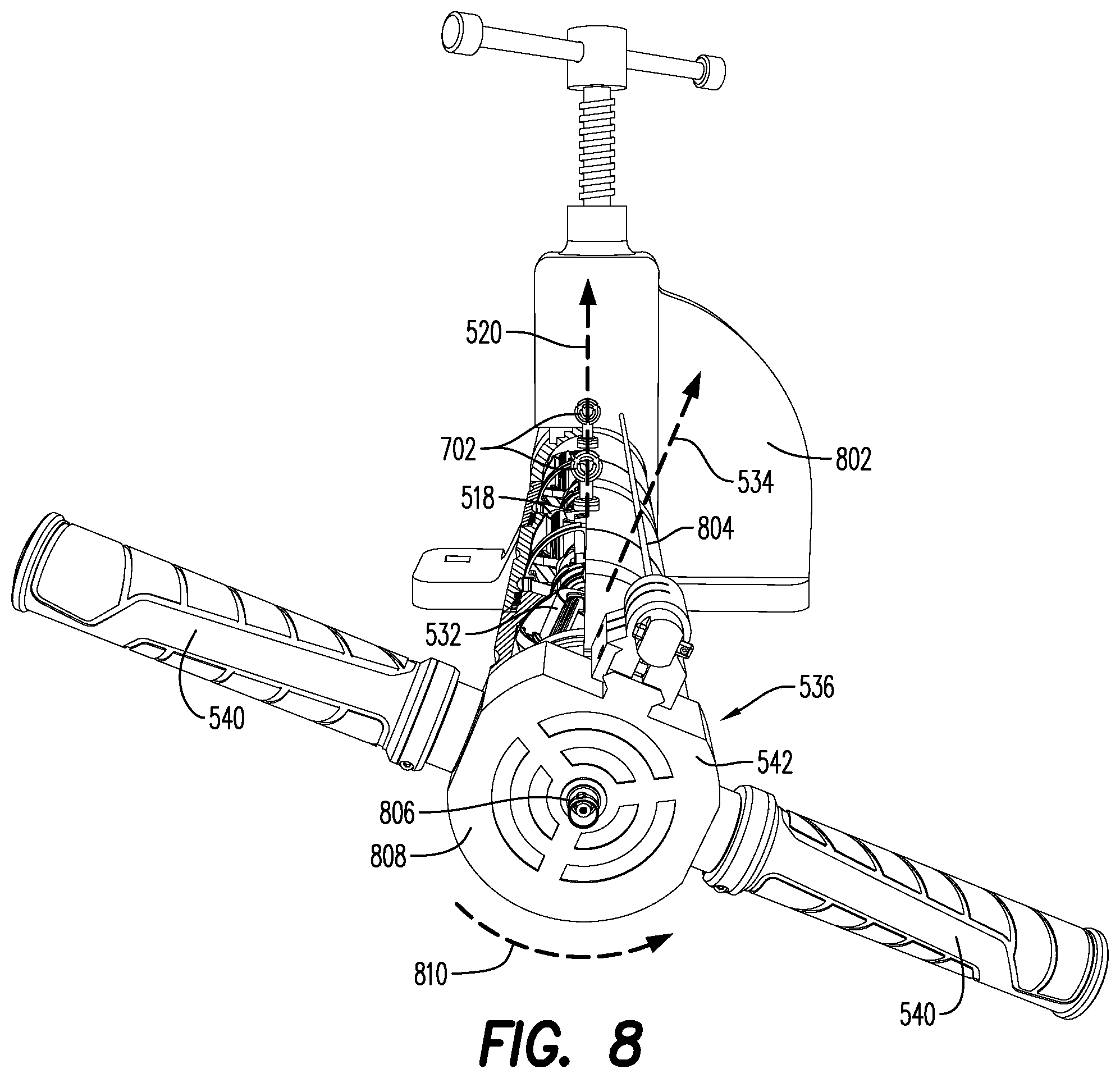Patent US12312925 Figure 10 – Manually oriented internal shaped charge alignment system and method of use