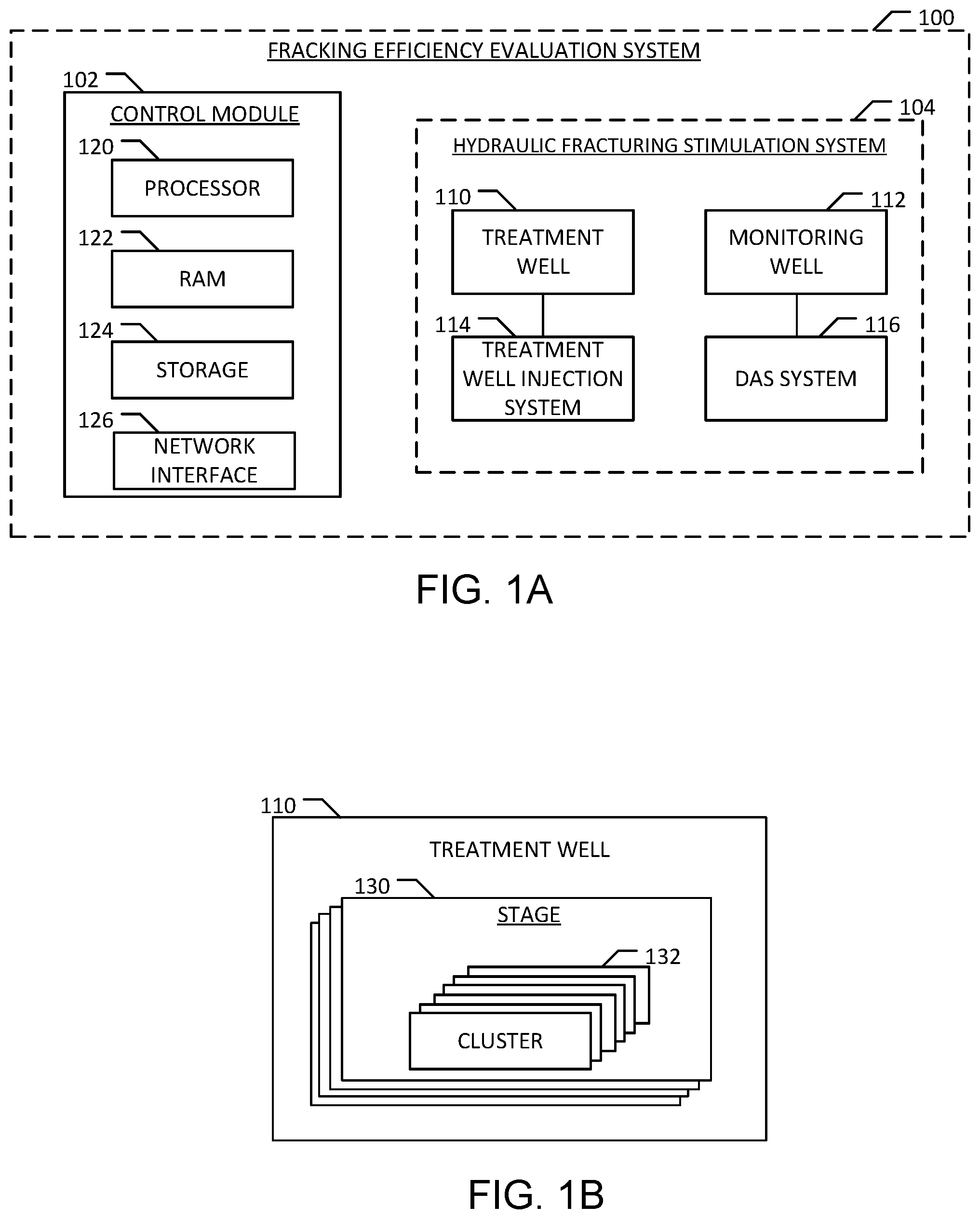 Patent US12312927 Figure 1 – Fracking efficiency evaluation system and method(s) of use