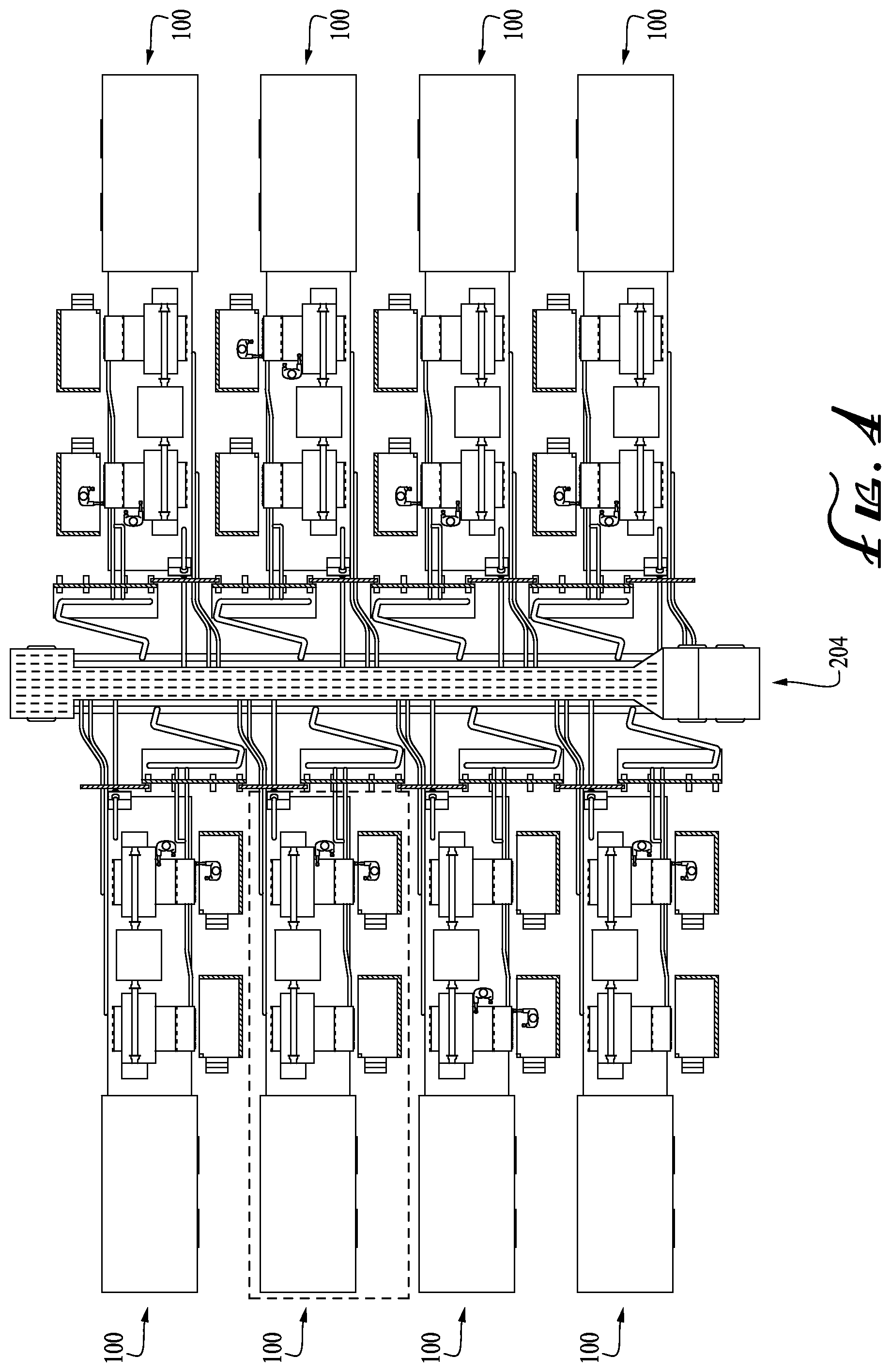 Patent US12312928 Figure 4 – Wellbore services system with anytime access for pump maintenance