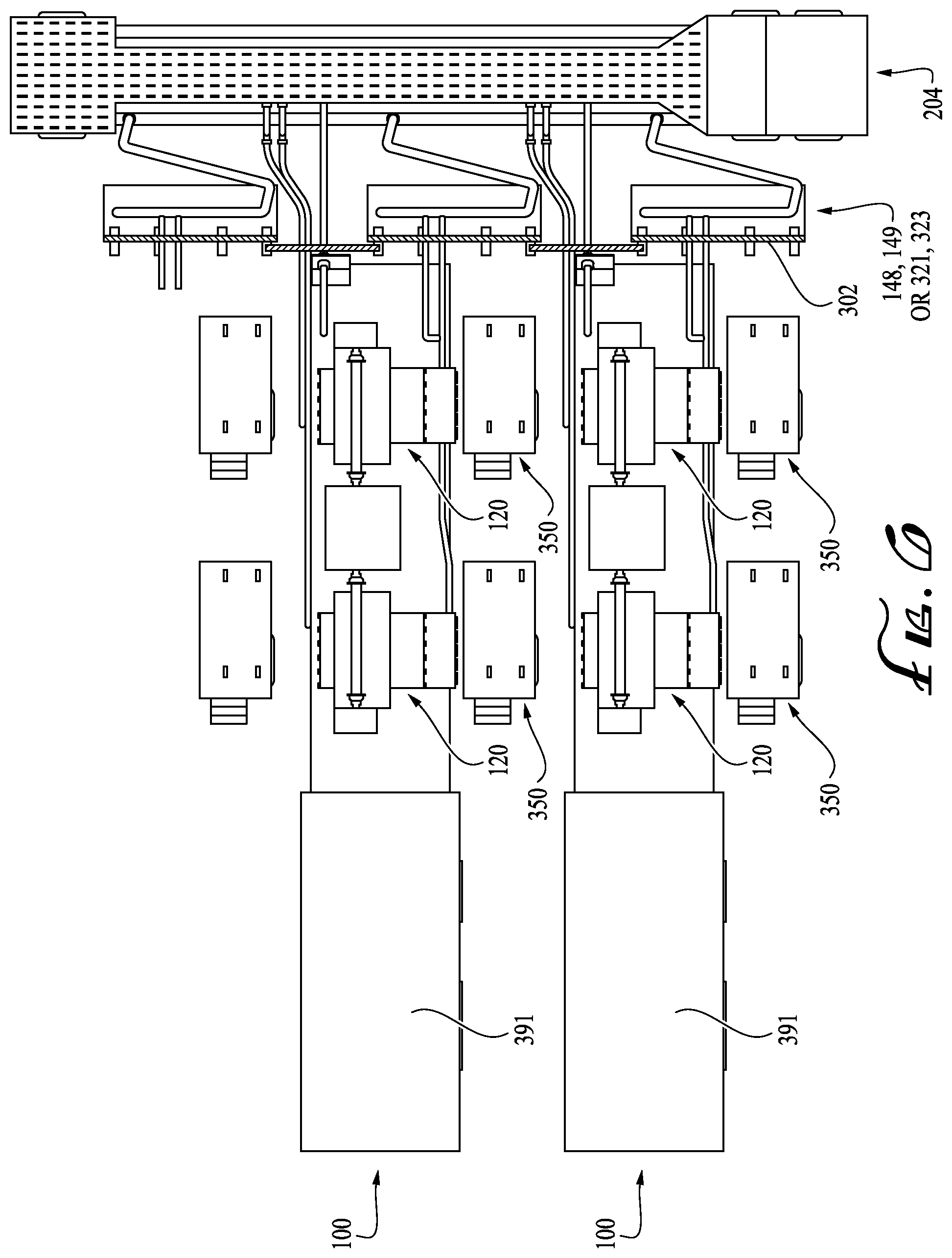 Patent US12312928 Figure 6 – Wellbore services system with anytime access for pump maintenance