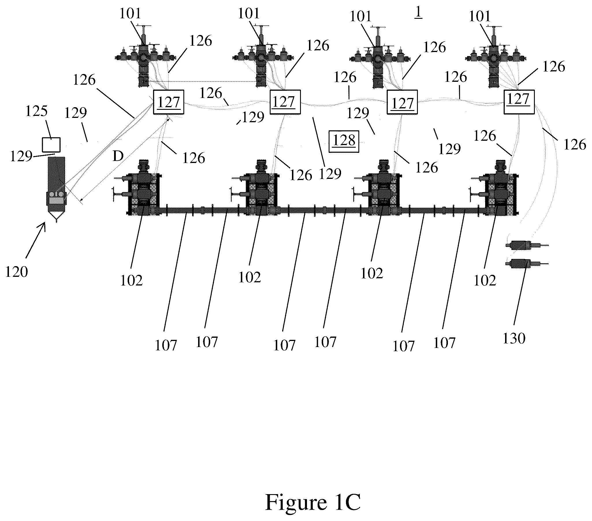 Patent US12312929 Figure 3 – System and method for an automated and intelligent frac pad