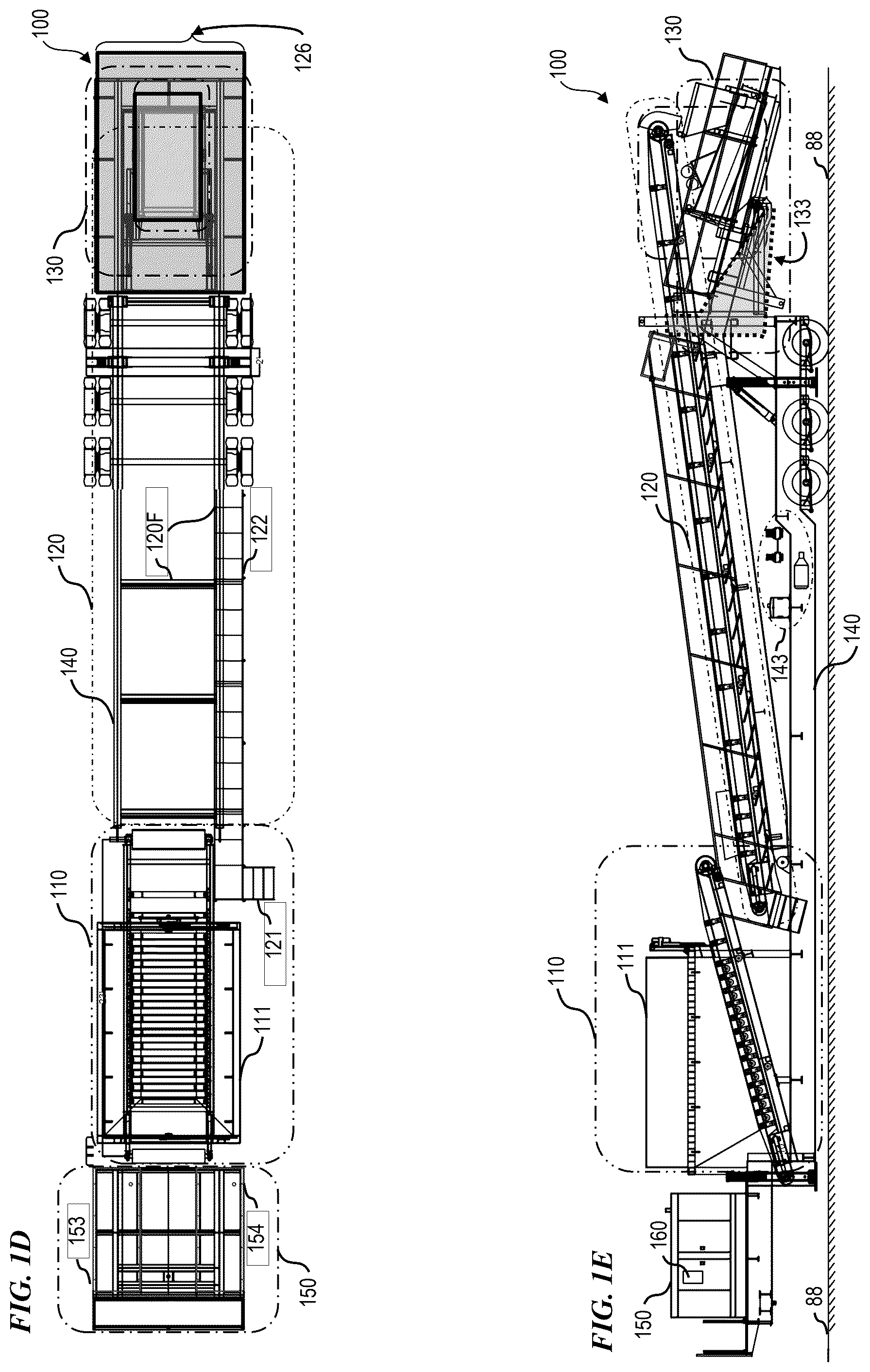 Patent US12312931 Figure 2 – Trailer-integrated self-contained frac-sand system and method with safety features