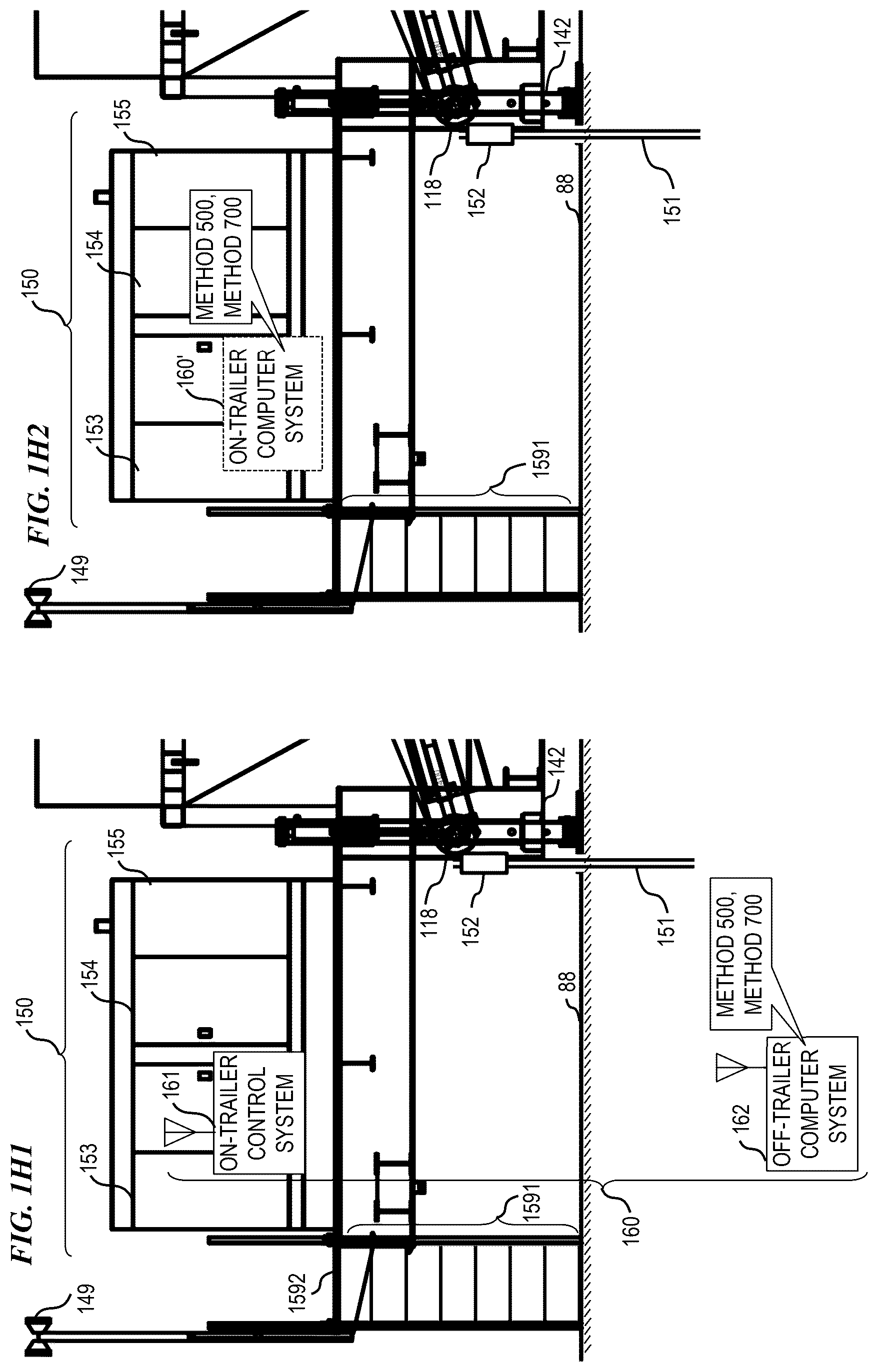 Patent US12312931 Figure 5 – Trailer-integrated self-contained frac-sand system and method with safety features