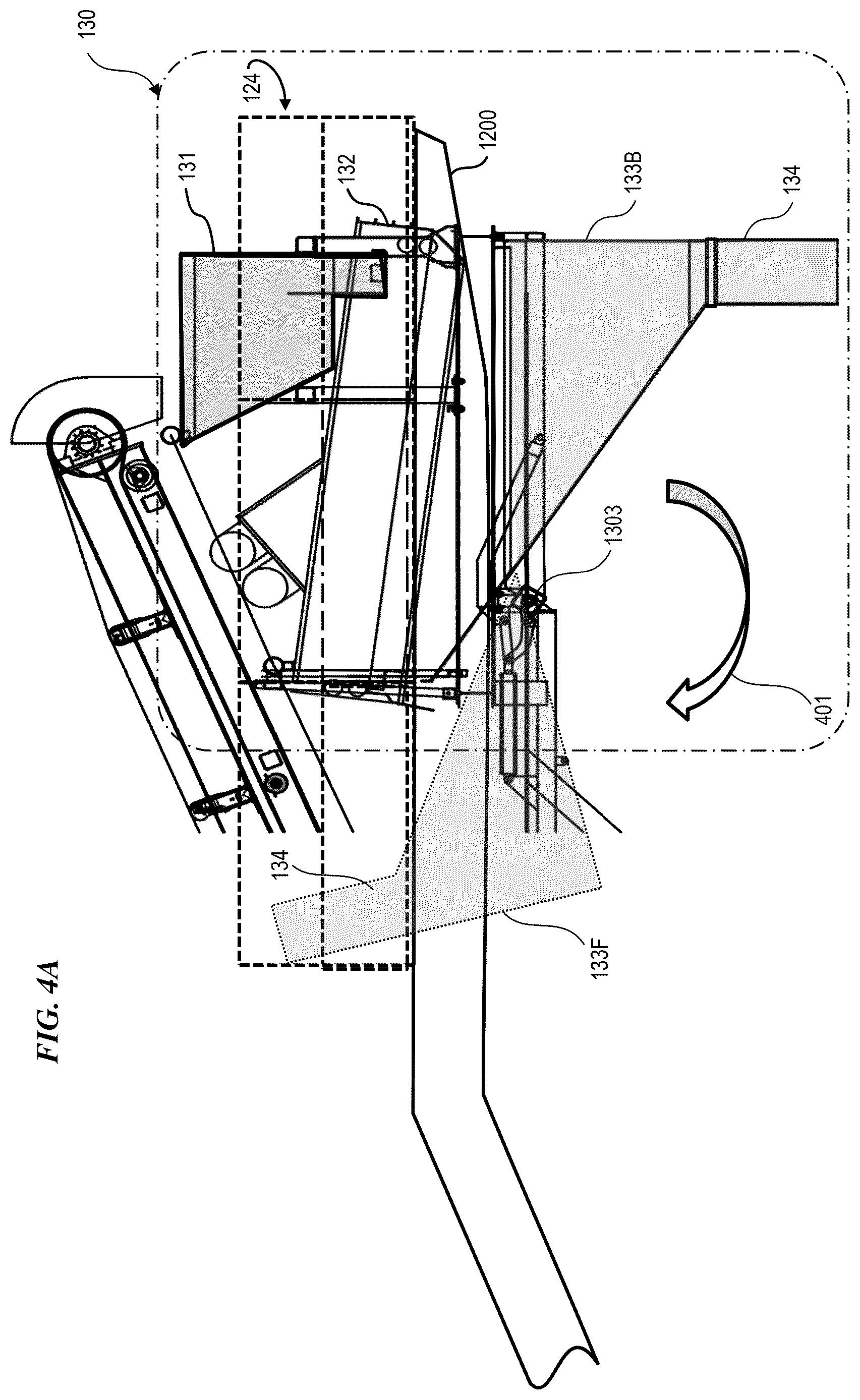 Patent US12312931 Figure 17 – Trailer-integrated self-contained frac-sand system and method with safety features