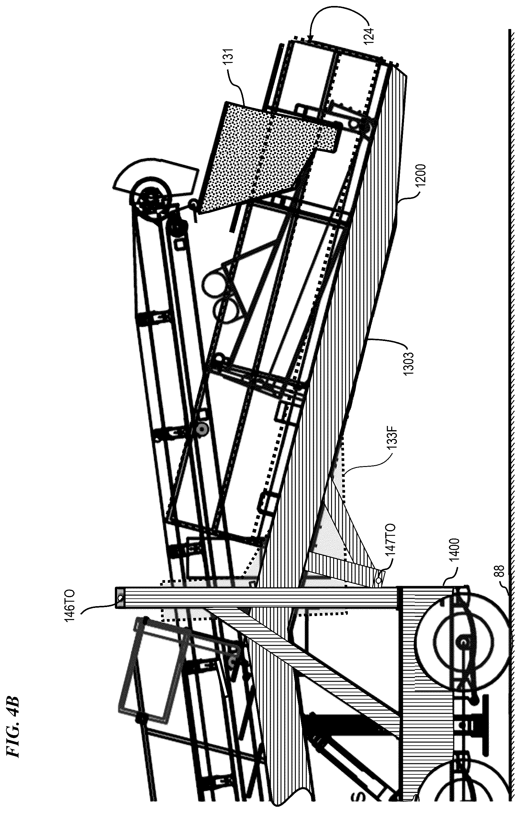 Patent US12312931 Figure 18 – Trailer-integrated self-contained frac-sand system and method with safety features