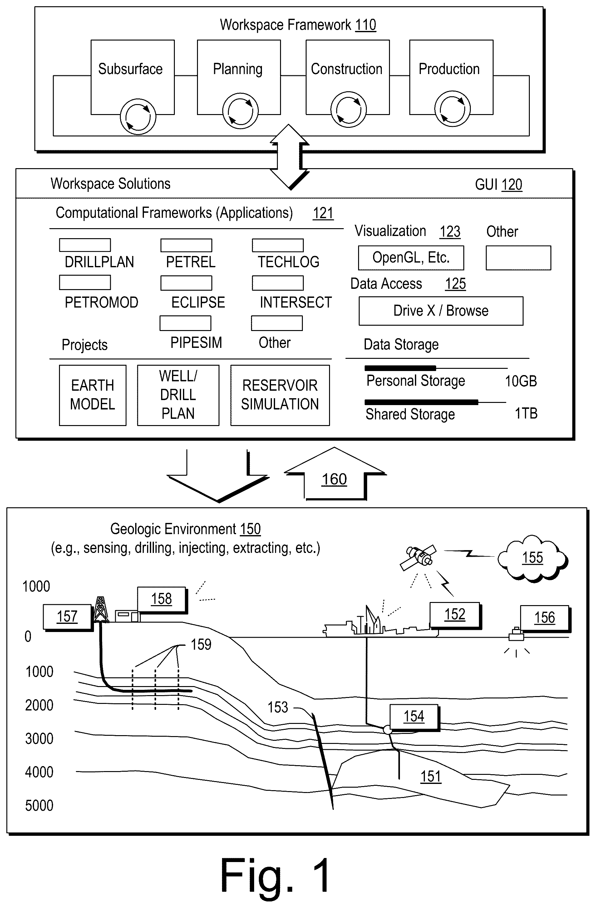 Patent US12312933 — Approaches to directional drilling — Figure 1
