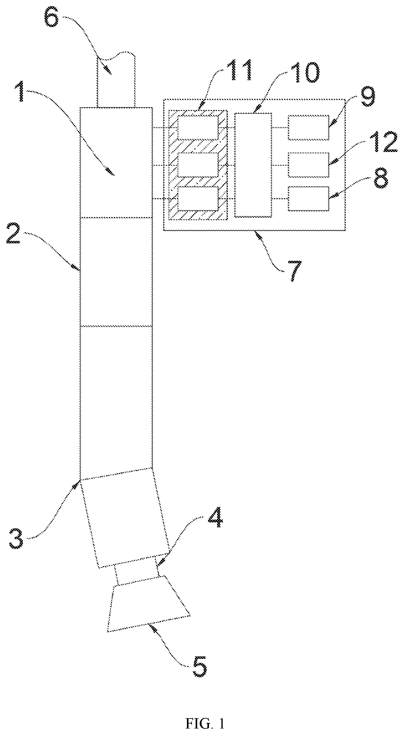 Patent US12312934 Figure 1 – Wireless remote control method and system for controllable rotary sliding guiding drilling