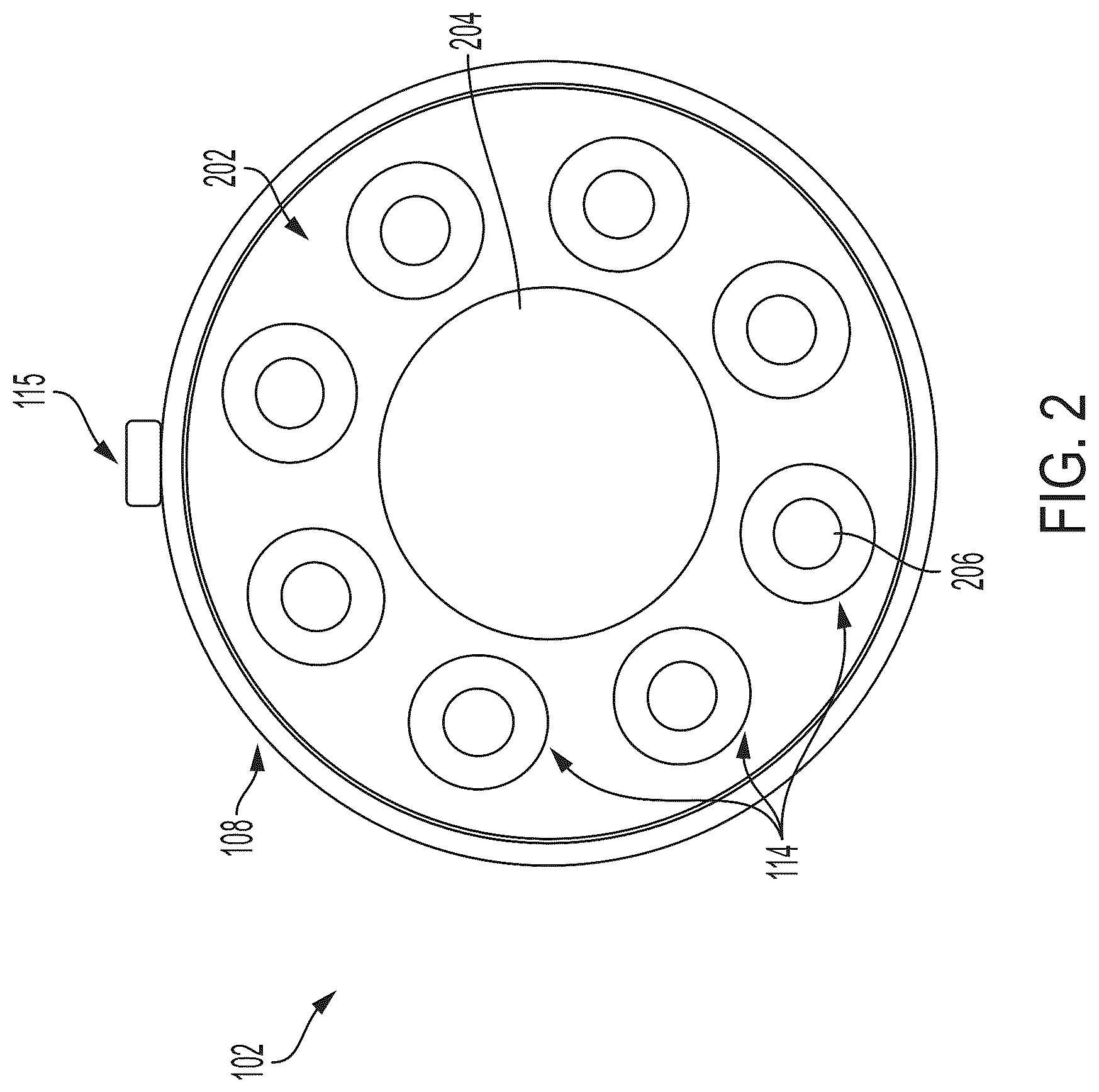 Patent US12312946 Figure 2 – Oil and gas well multi-phase fluid flow monitoring with multiple transducers and machine learning