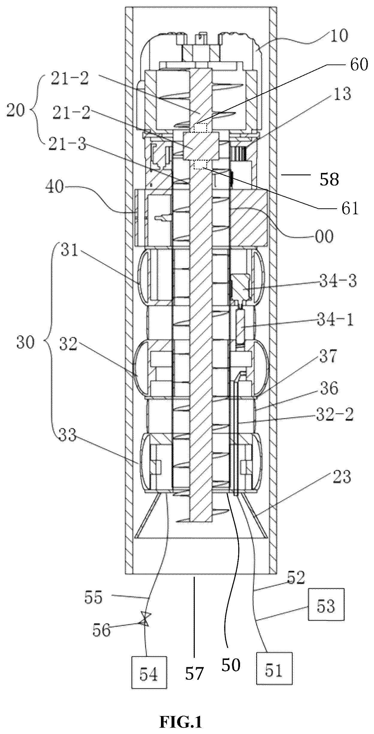 Patent US12312950 Figure 1 – In-situ detection robot and detection method for geological information without disturbance of in-situ stress