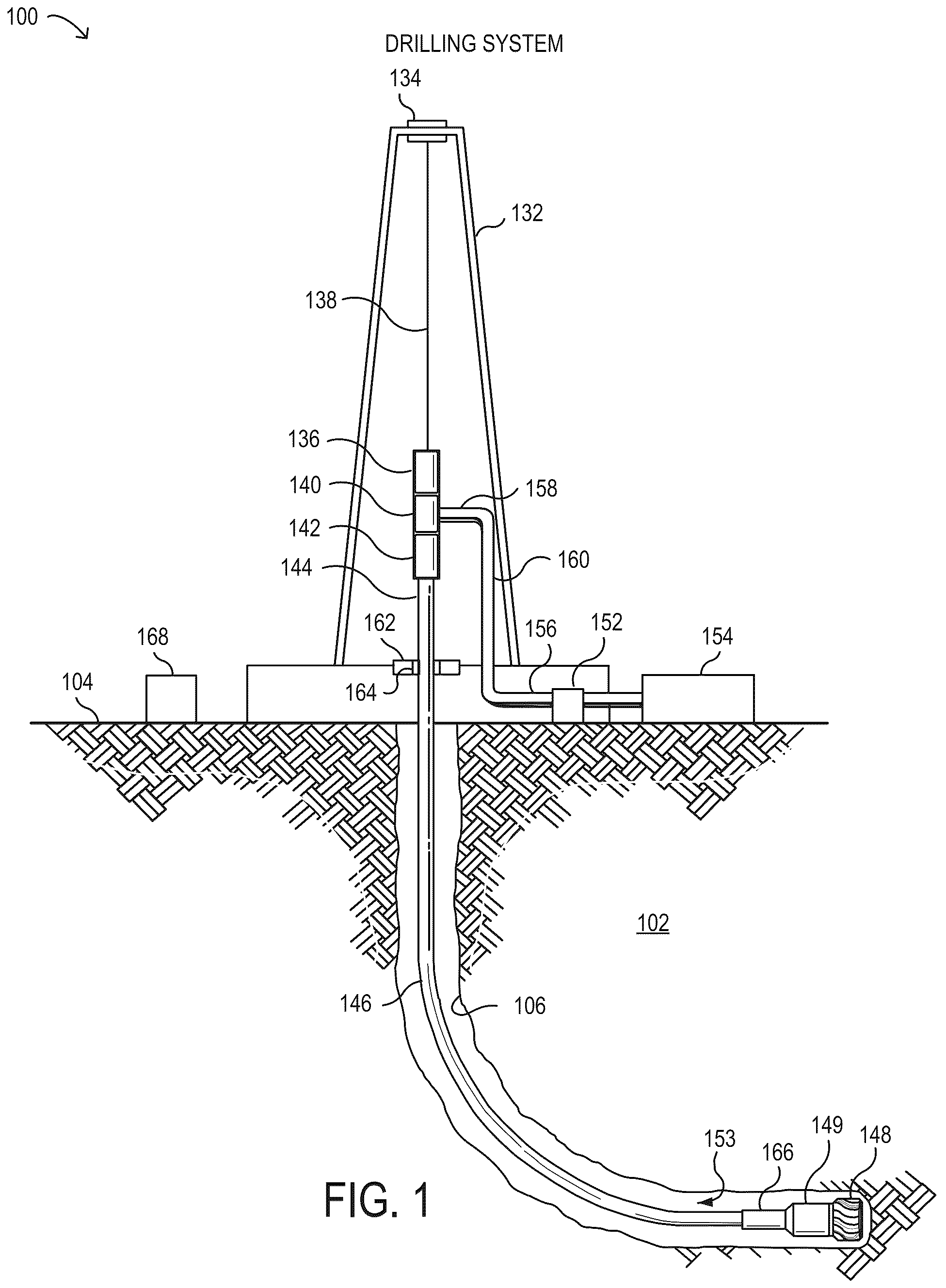 Patent US12312954 Figure 1 – Methods and apparatus for bitless drilling