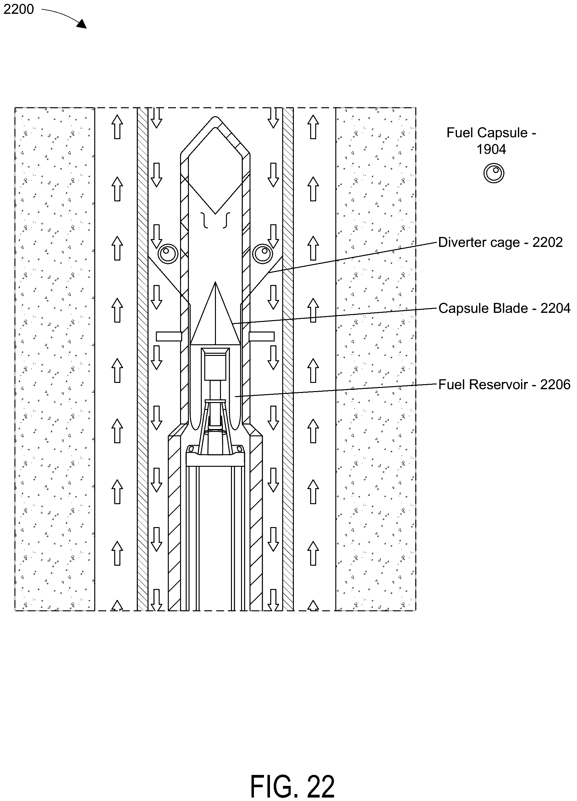 Patent US12312954 Figure 20 – Methods and apparatus for bitless drilling