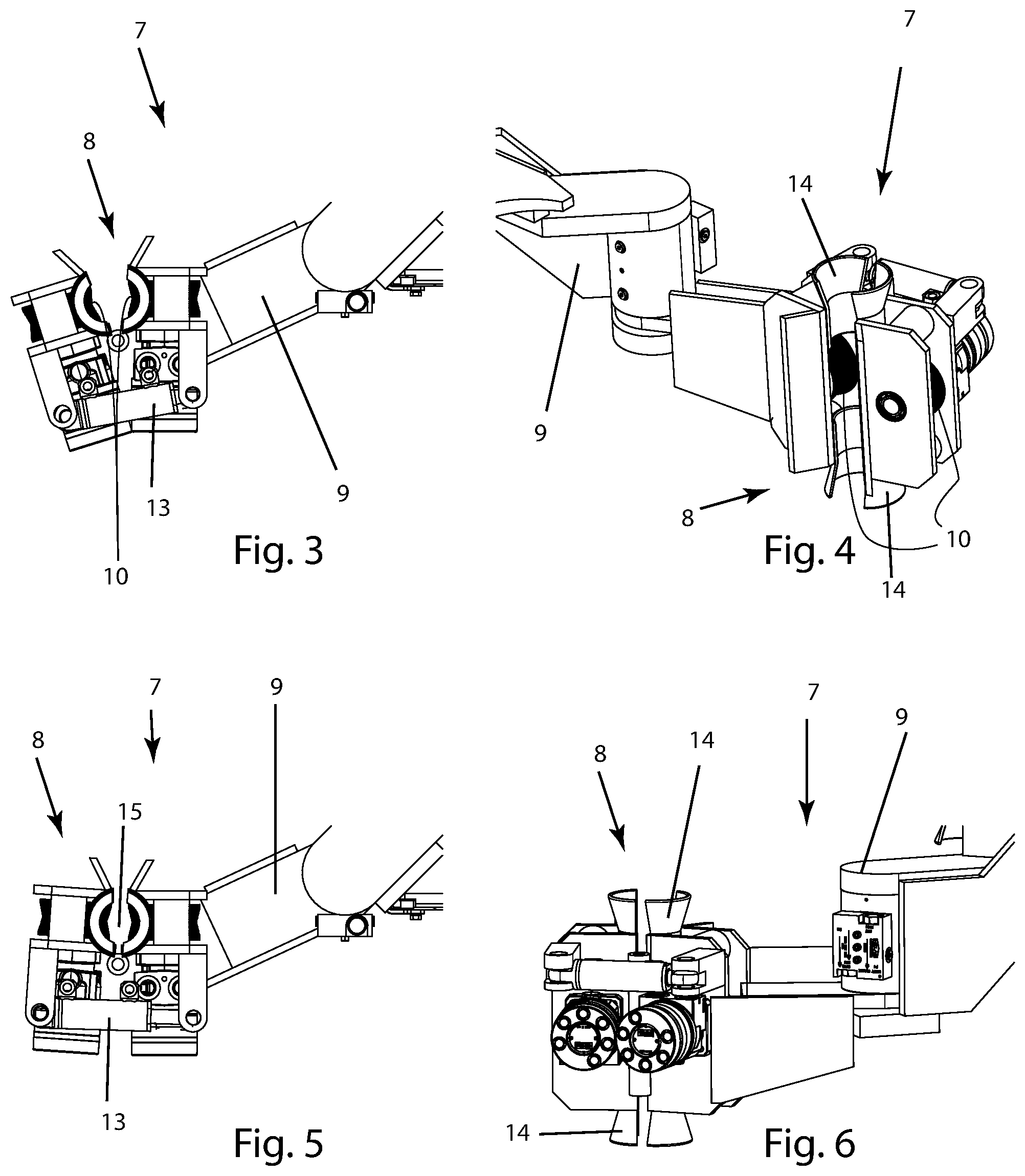 Patent US12312957 Figure 3 – Cable handling device for cable bolts