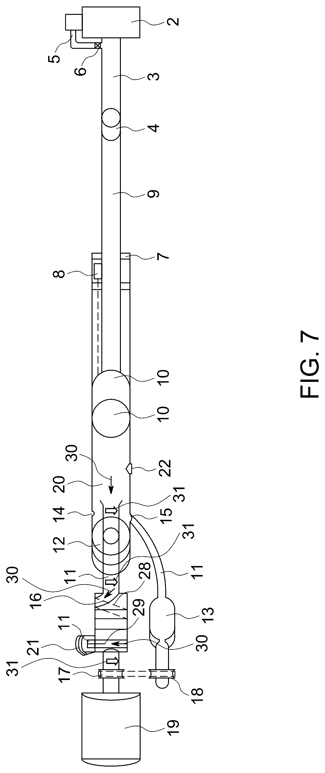 Patent US12312959 Figure 5 – Hydraulic/pneumatic power generating system