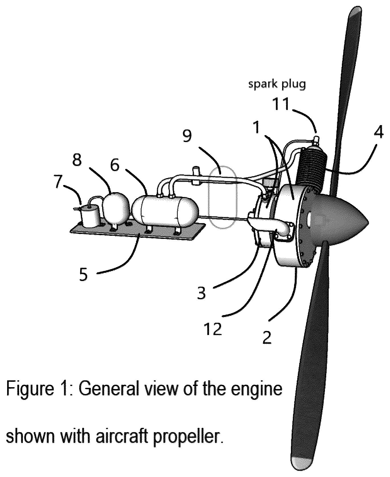 Patent US12312960 Figure 1 – Integrated internal continuous combustion rotary engine