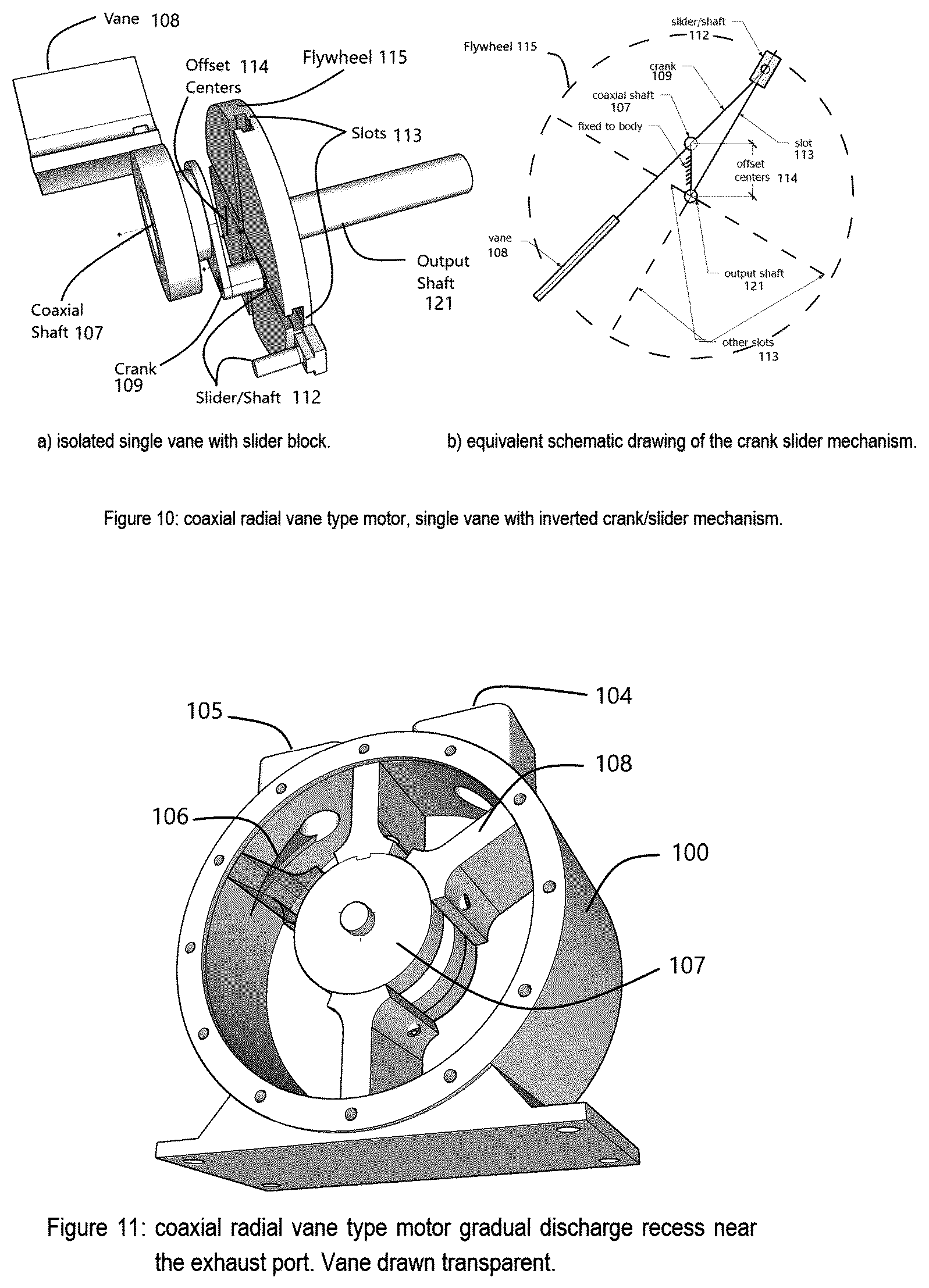 Patent US12312960 Figure 10 – Integrated internal continuous combustion rotary engine