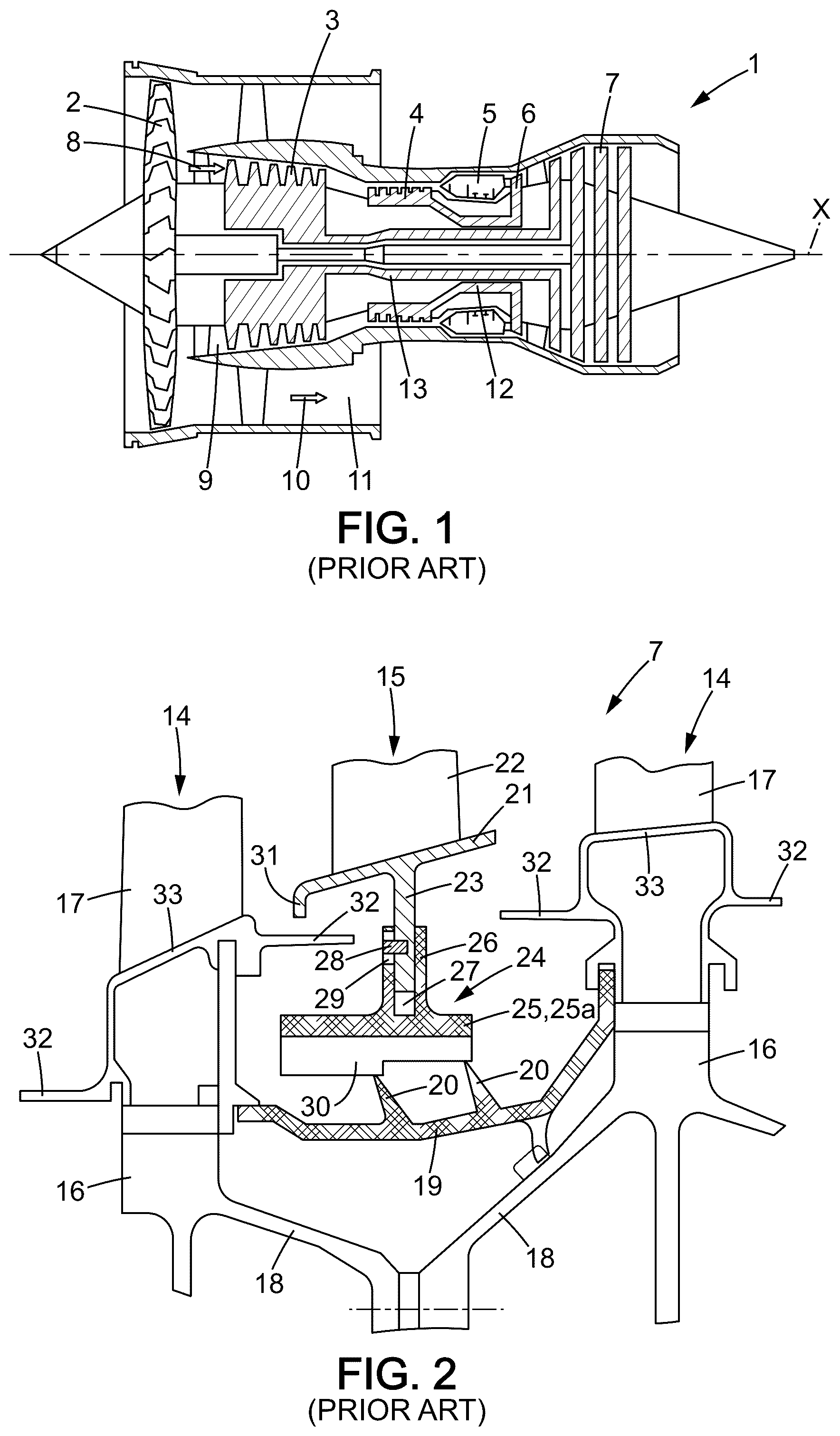 Patent US12312961 Figure 1 – Guide vane assembly for a turbomachine
