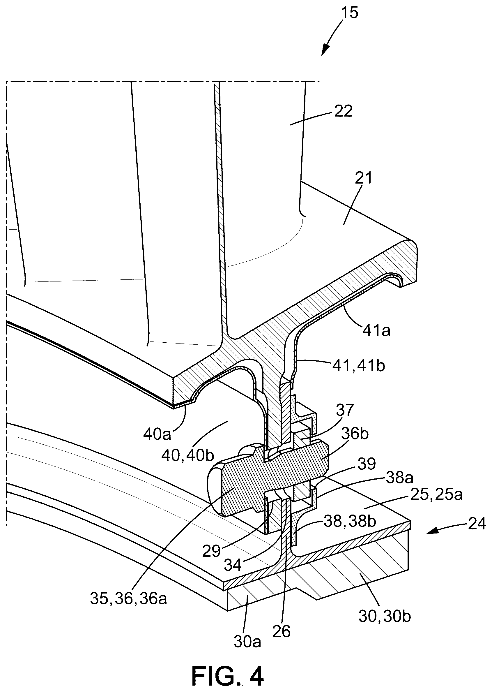 Patent US12312961 Figure 3 – Guide vane assembly for a turbomachine