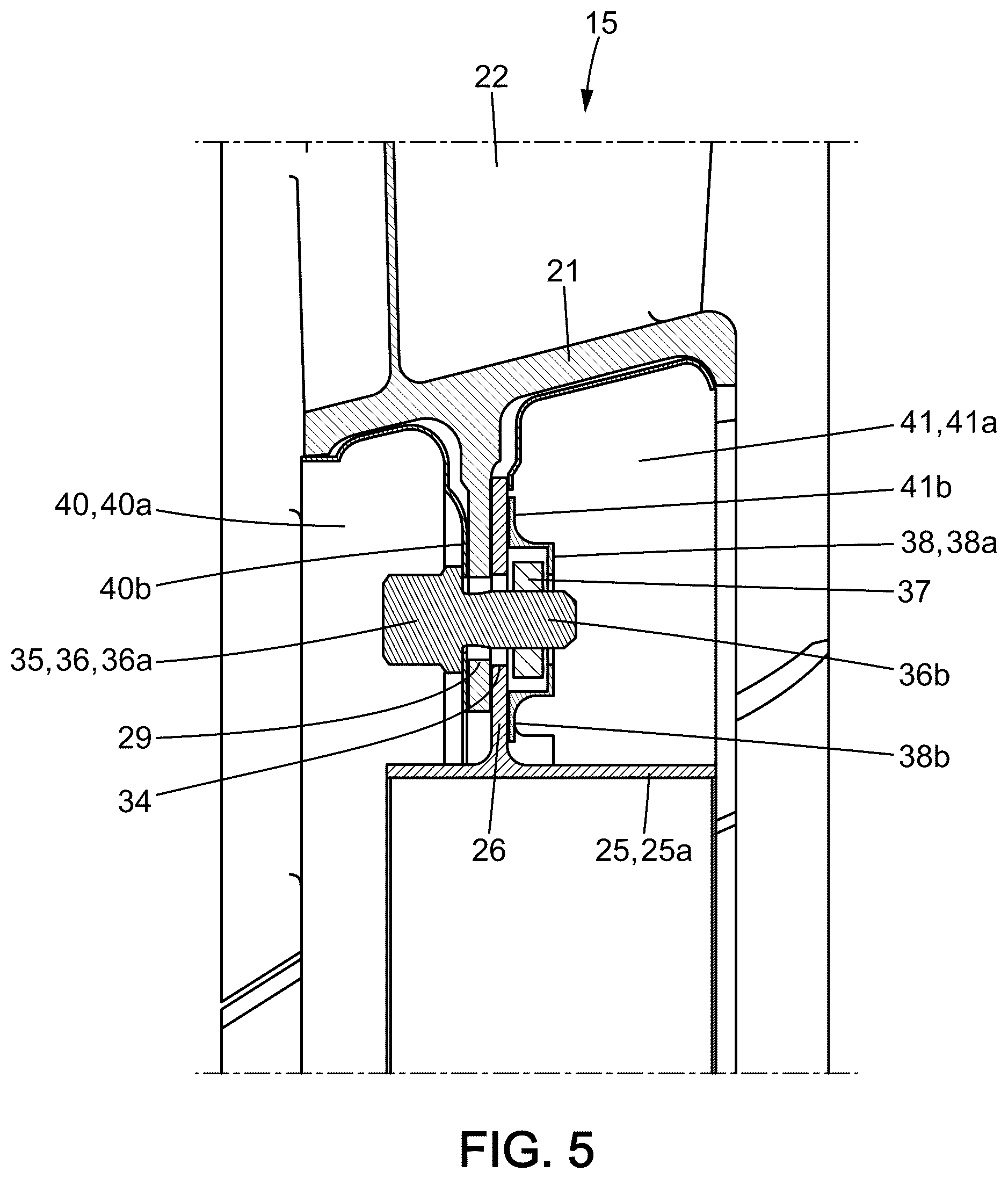 Patent US12312961 Figure 4 – Guide vane assembly for a turbomachine