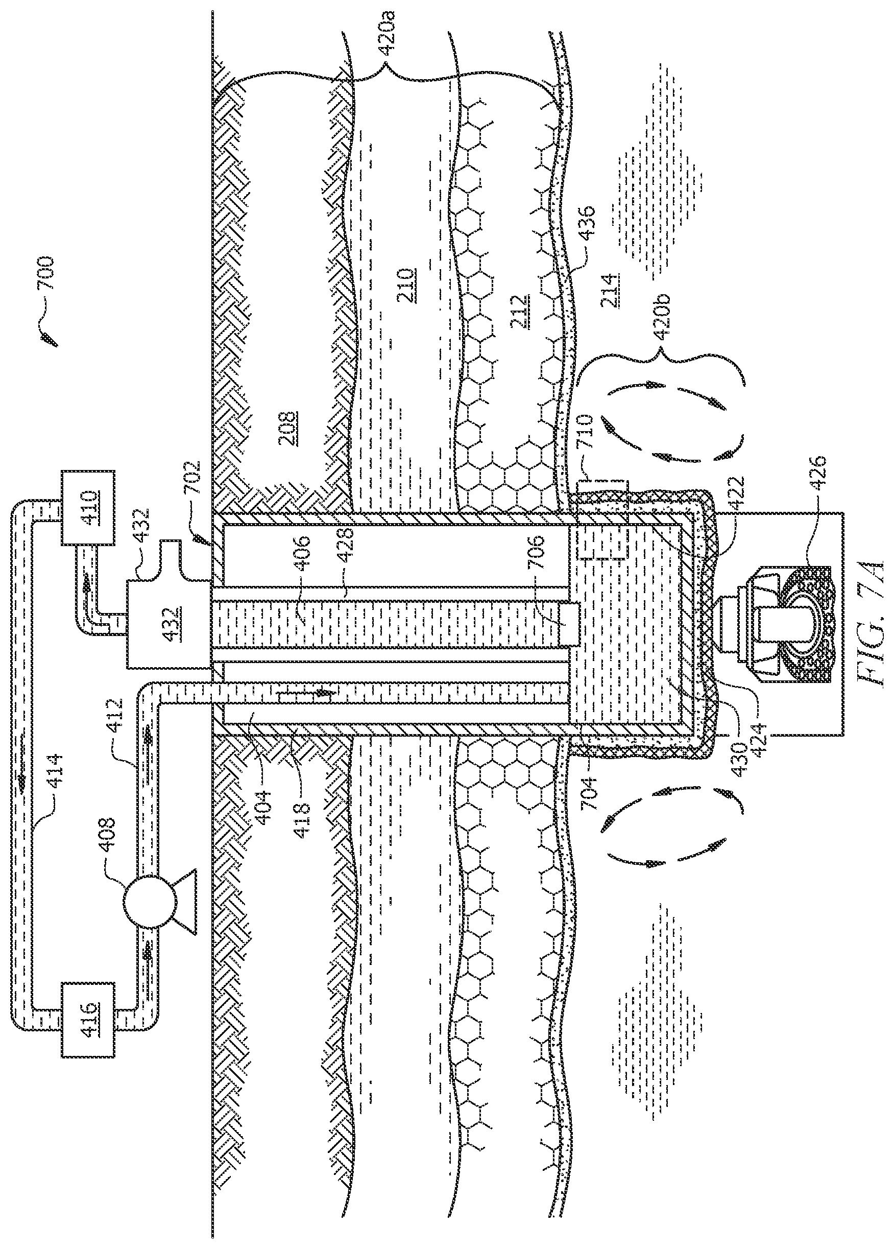 Patent US12312962 Figure 7 – Magma wellbore with directional drilling
