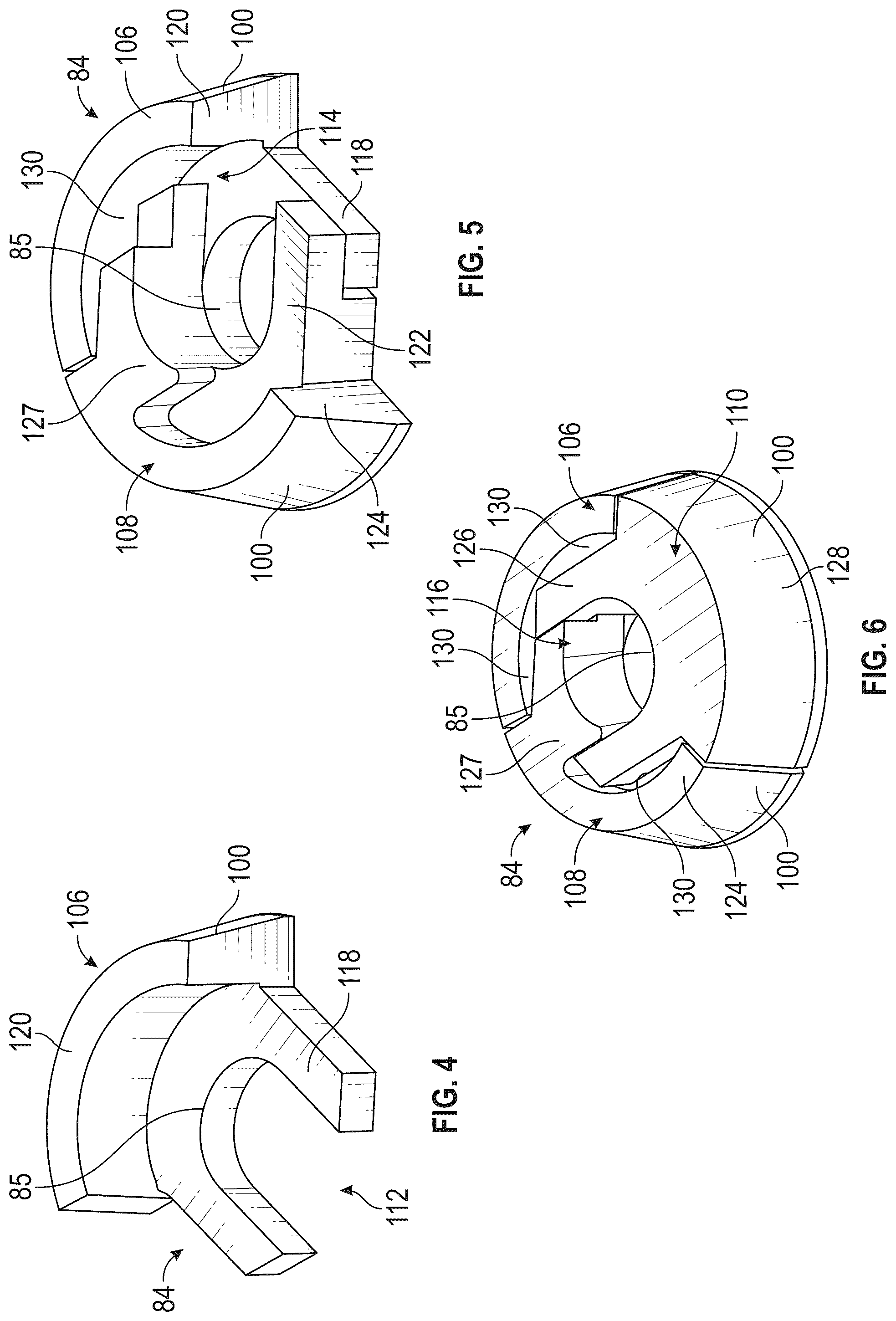 Patent US12312968 Figure 4 – Fitting for an instrument lead with a connector for a gas turbine engine