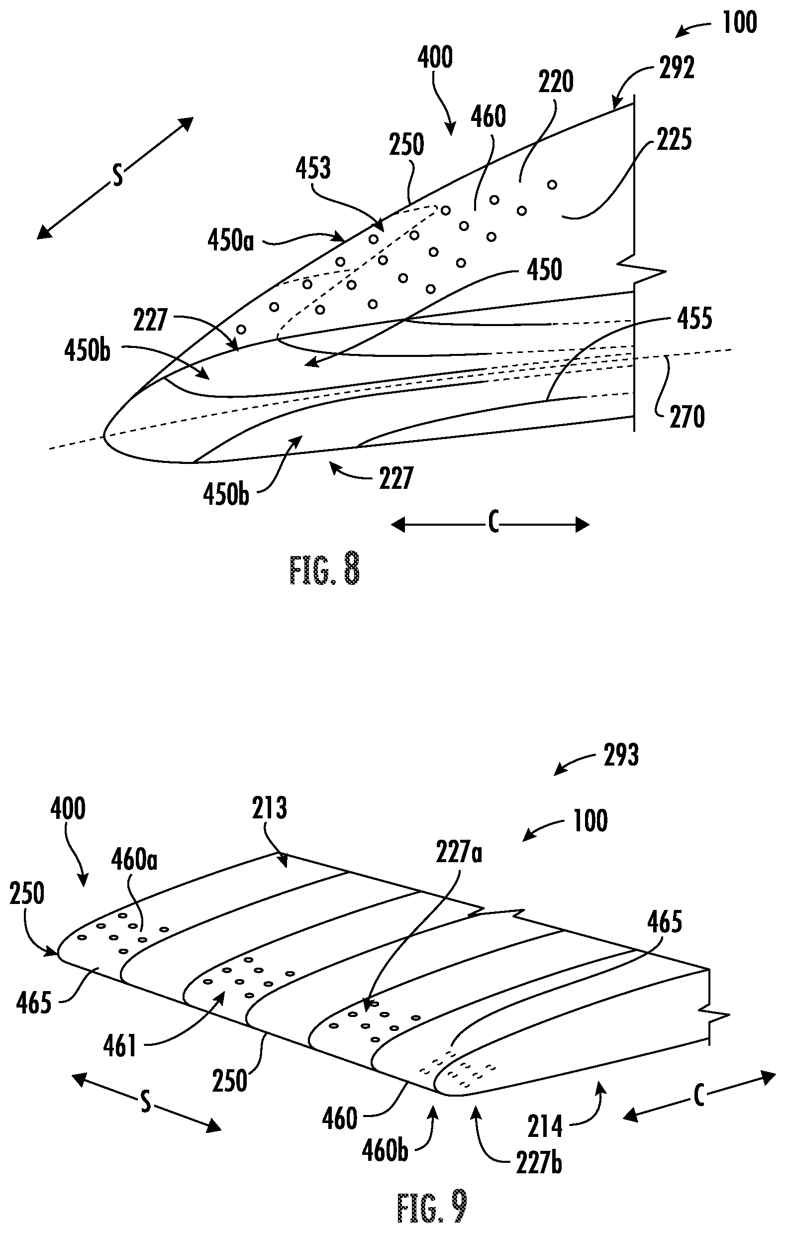 Patent US12312969 Figure 8 – Airfoils for turbofan engines