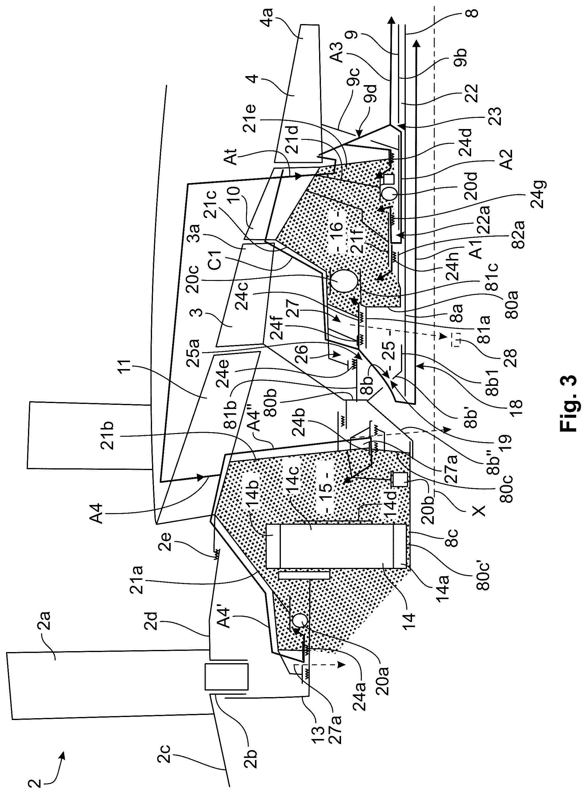 Patent US12312971 Figure 3 – Turbomachine for an aircraft