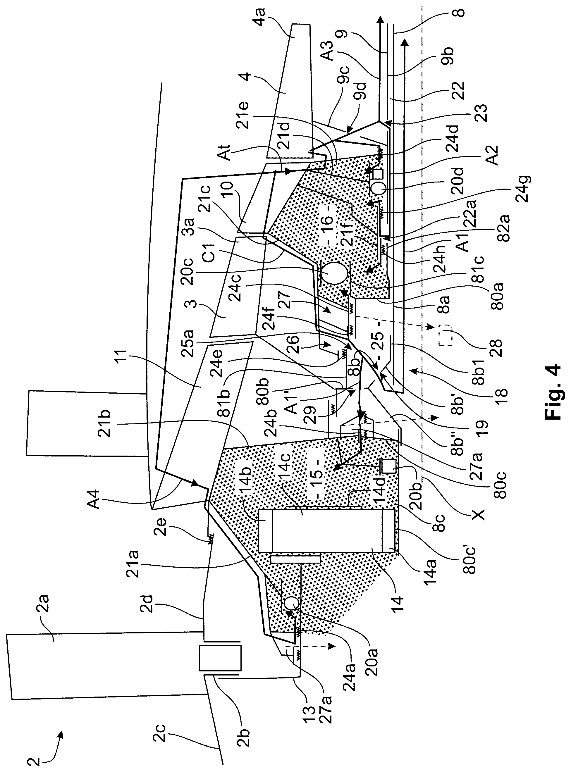 Patent US12312971 Figure 4 – Turbomachine for an aircraft