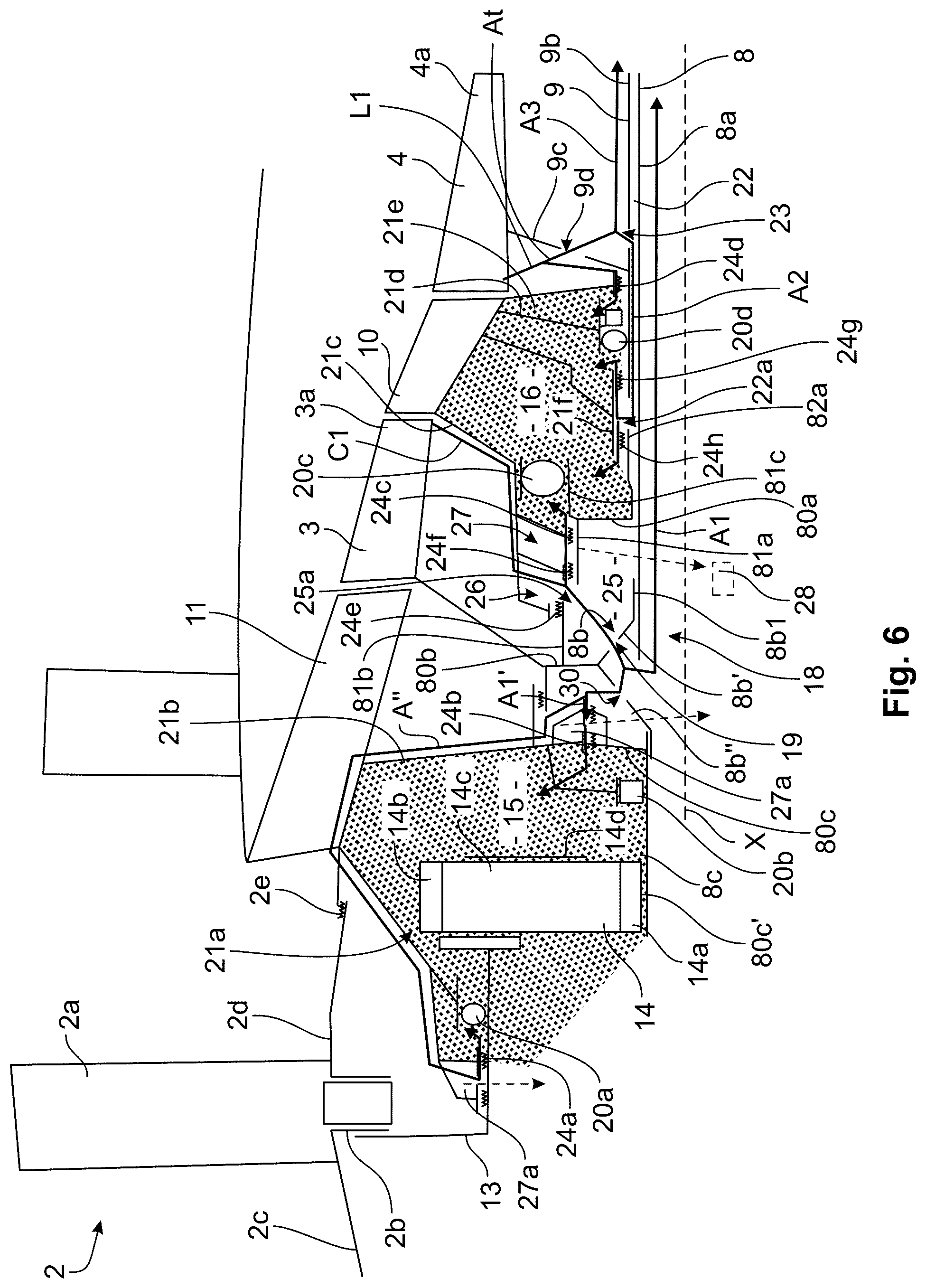 Patent US12312971 Figure 6 – Turbomachine for an aircraft