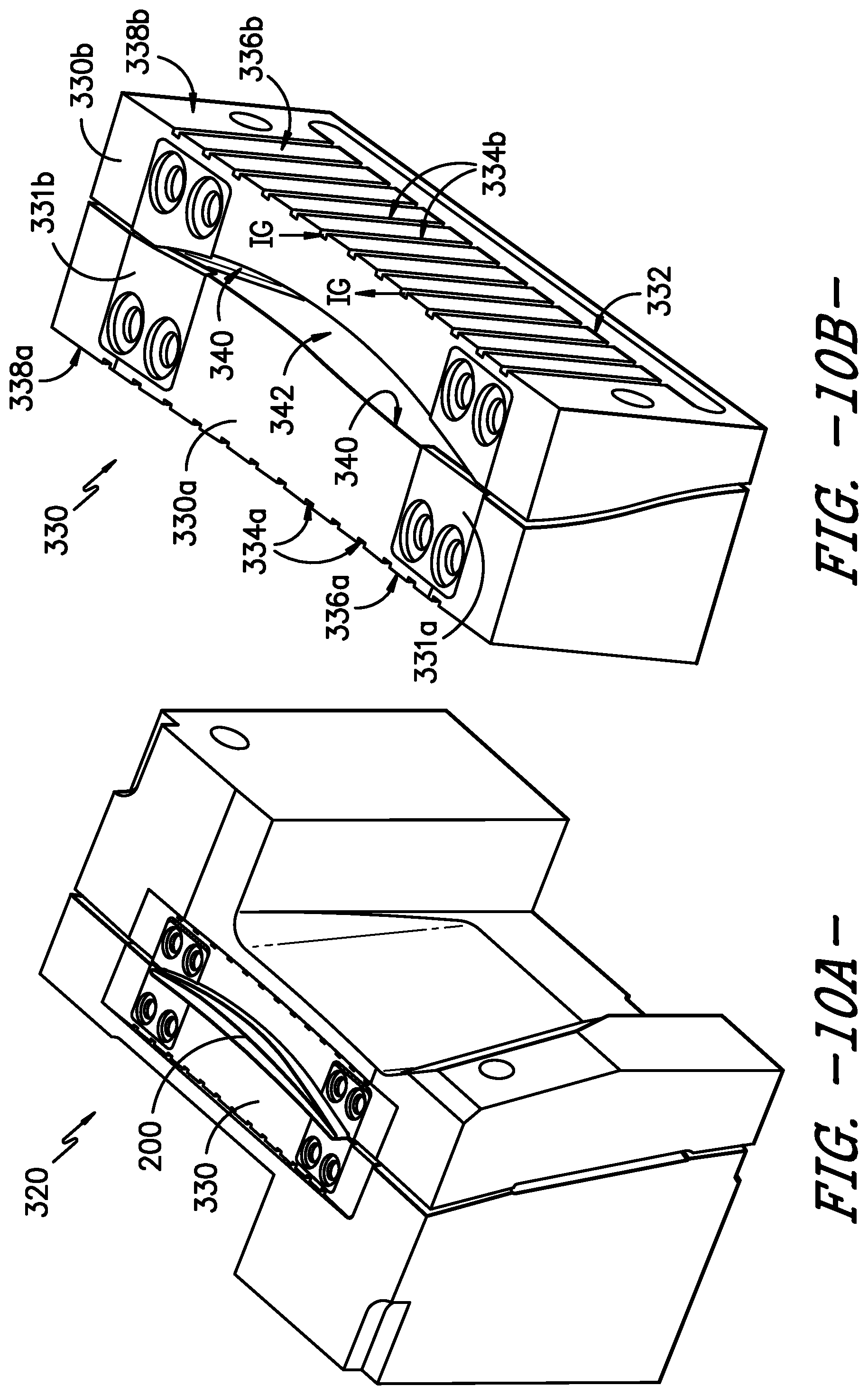 Patent US12312973 Figure 11 – Airfoil joining apparatus and methods