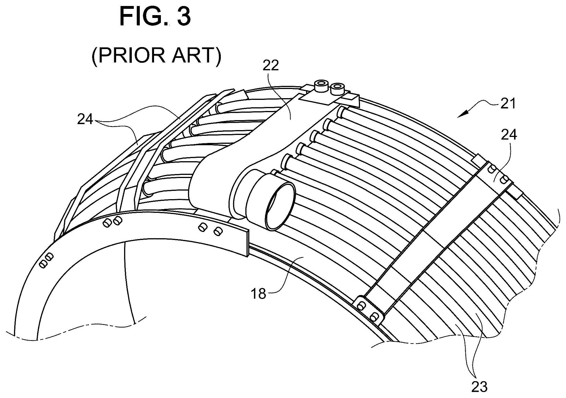 Patent US12312974 Figure 2 – Turbine with pressurised cavities