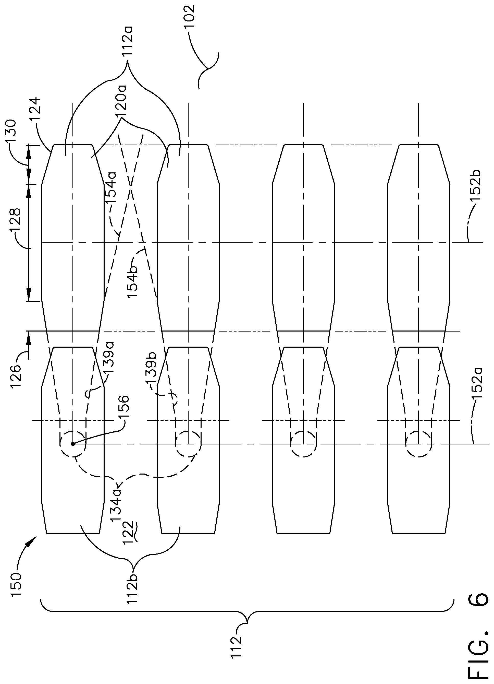 Patent US12312975 Figure 6 – Component for a turbine engine with a cooling hole
