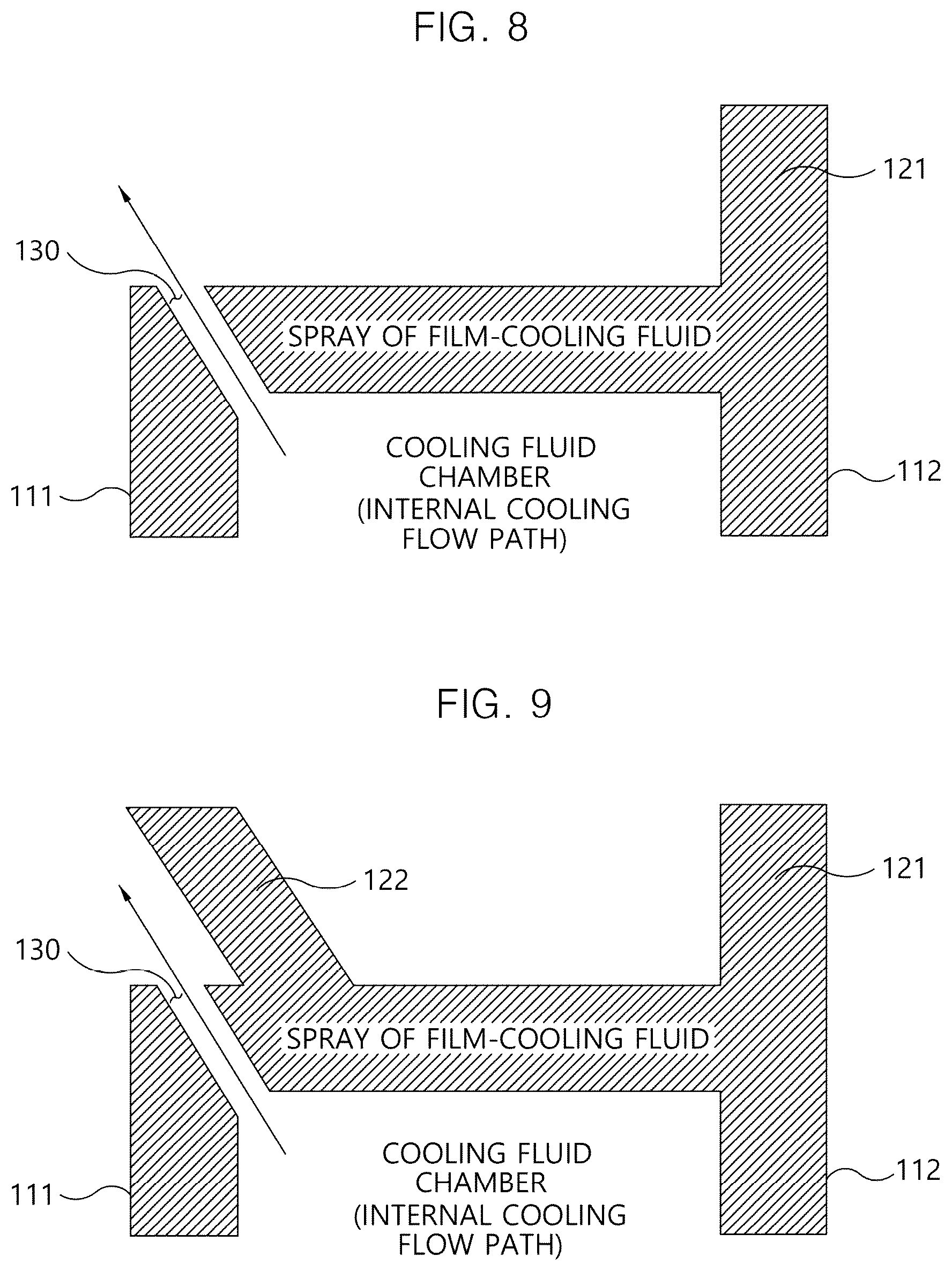 Patent US12312976 Figure 8 – Gas turbine blade having shelf squealer tip
