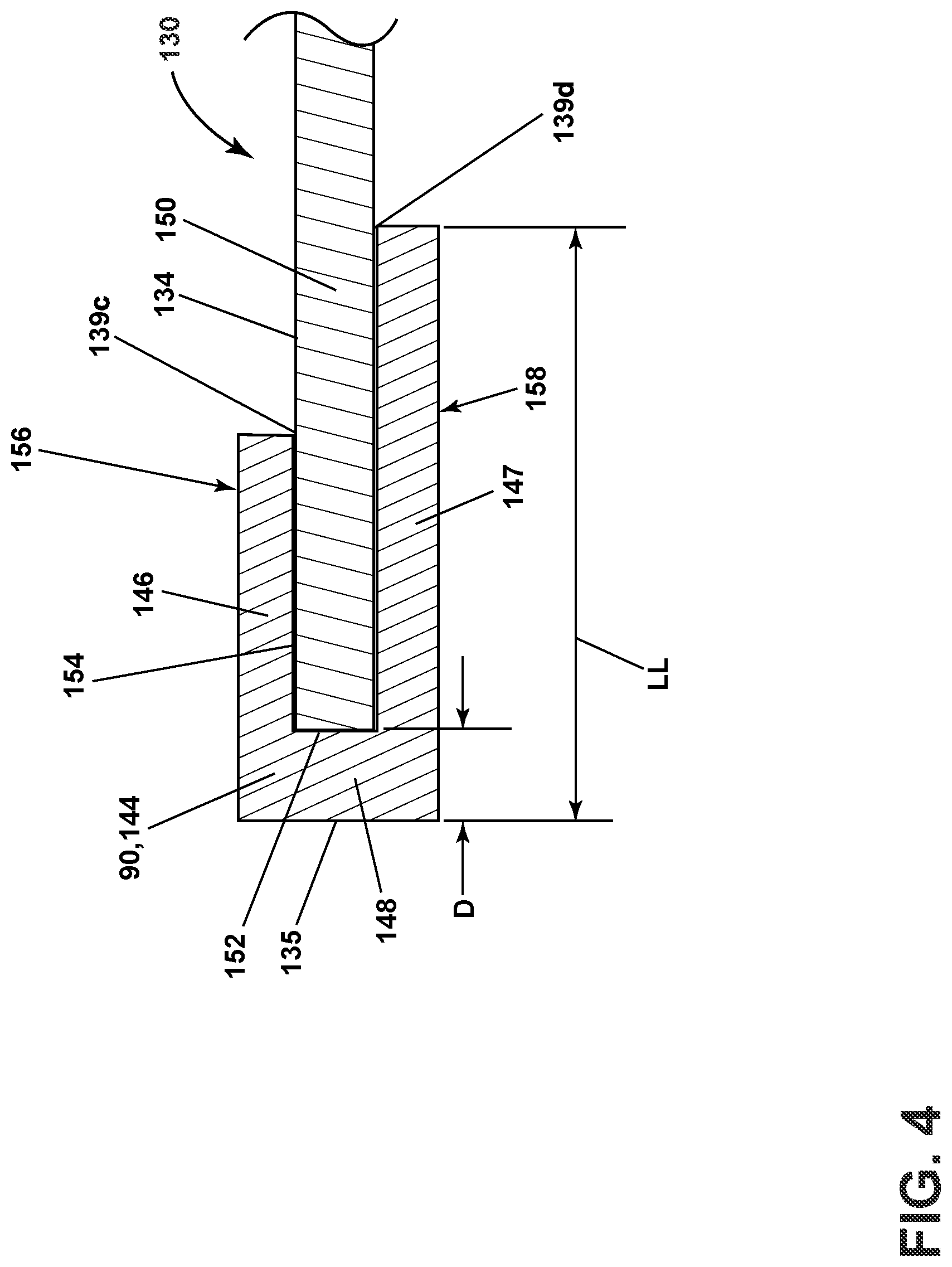 Patent US12312977 Figure 4 – Turbine engine with a primary stage of airfoils and a subsidiary stage of airfoils