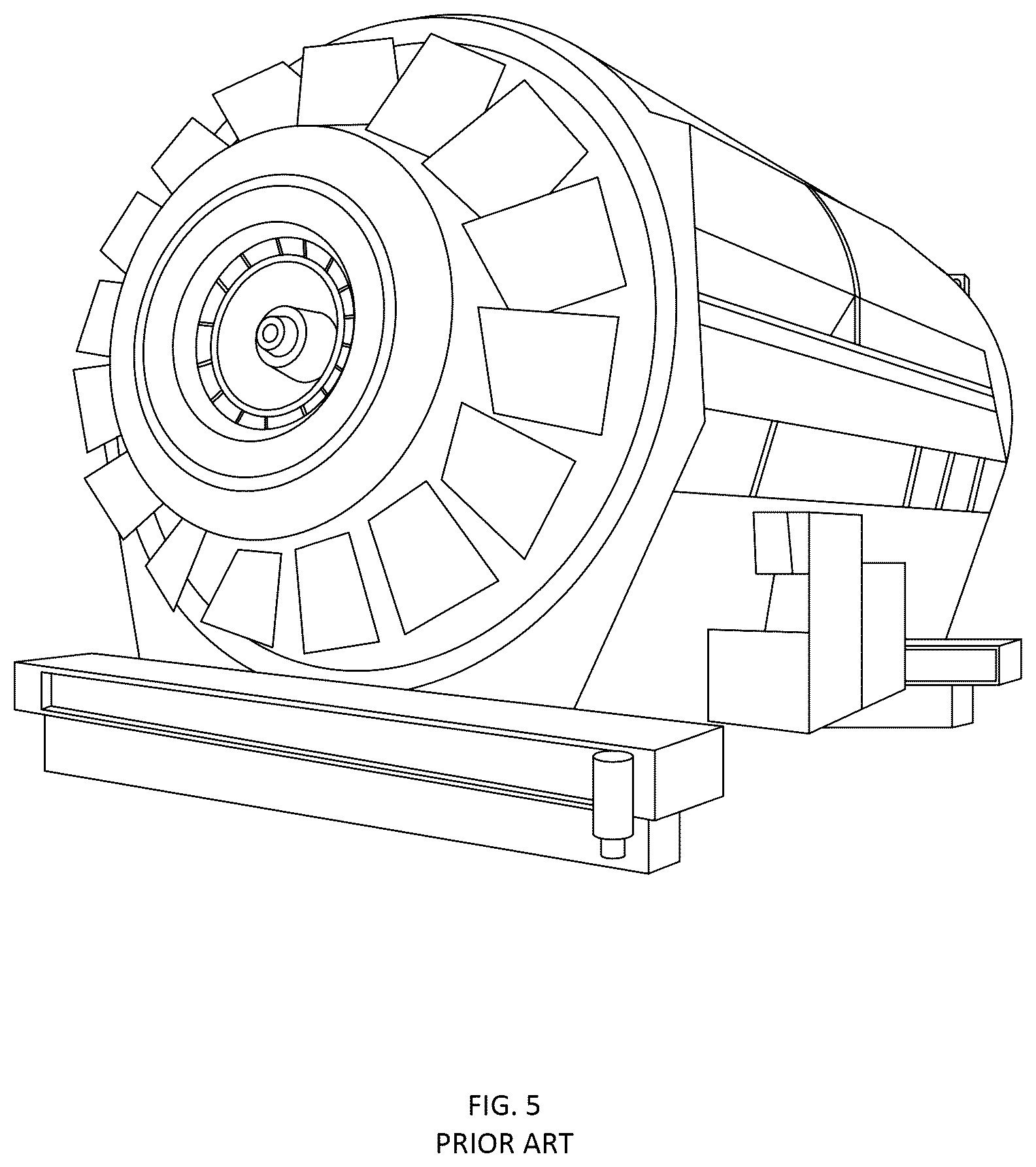 Patent US12312978 Figure 5 – Guide vanes for fully reversible turbomachinery