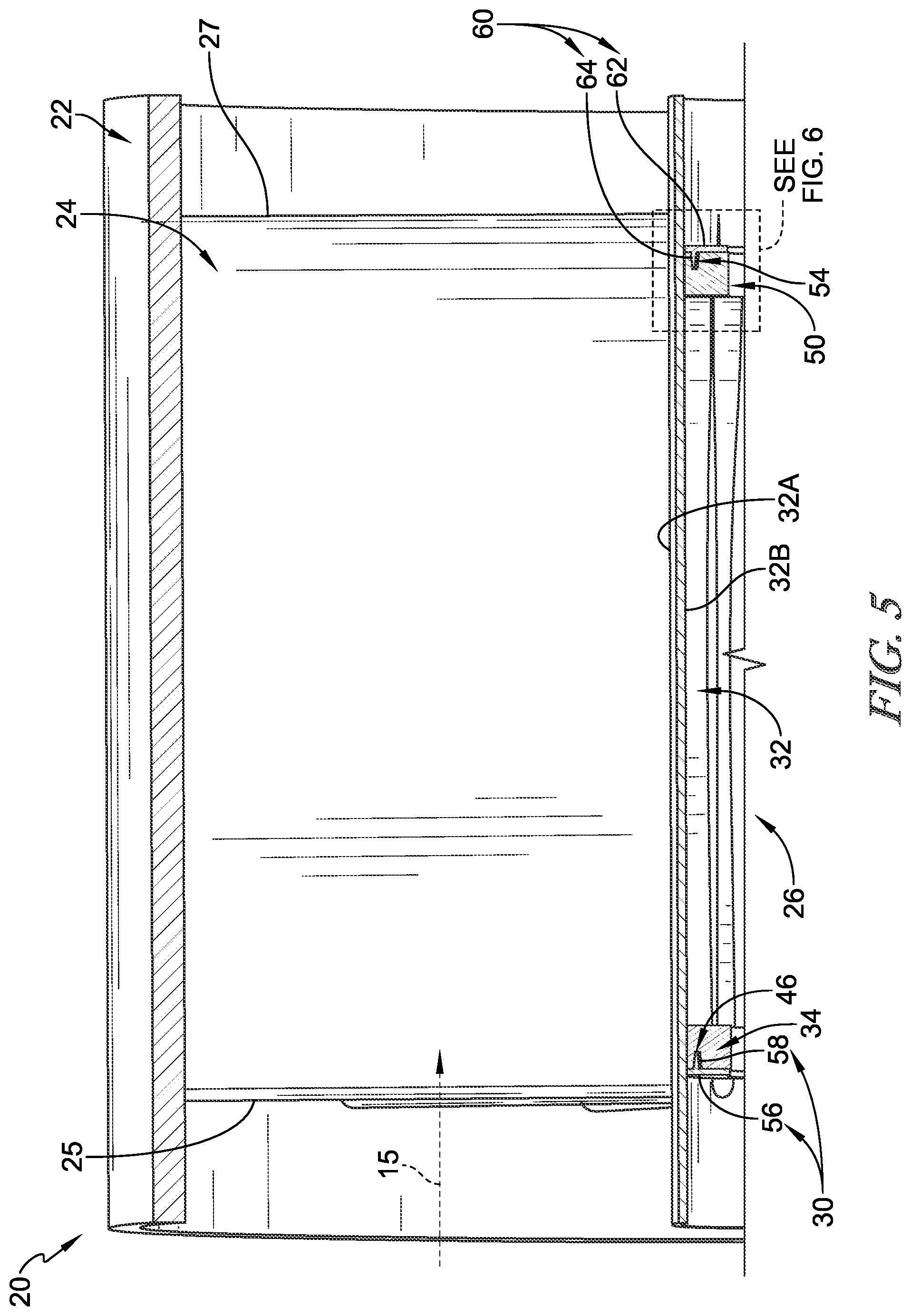 Patent US12312979 Figure 5 – Retainer rings for vane assemblies used in gas turbine engines