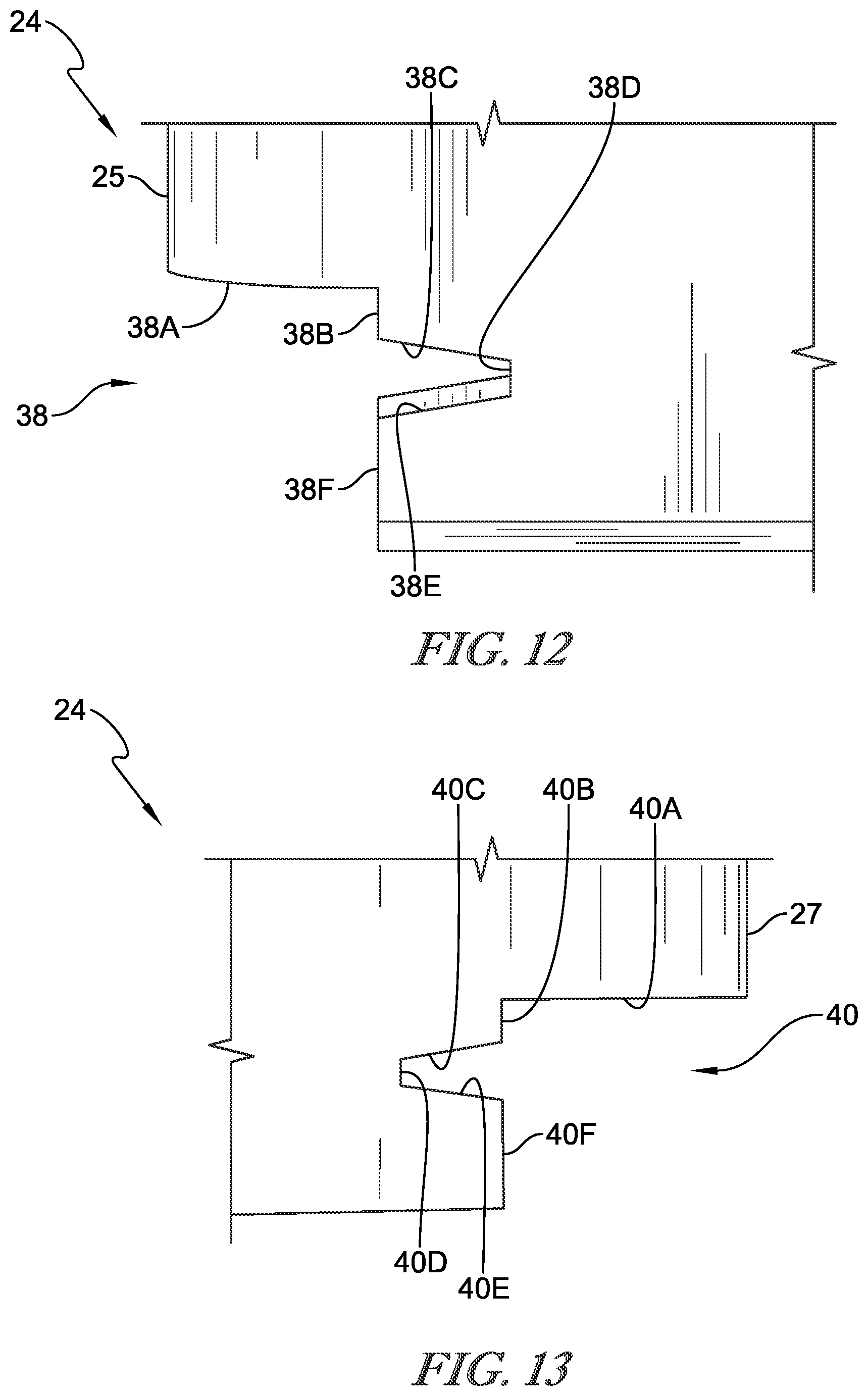 Patent US12312979 Figure 12 – Retainer rings for vane assemblies used in gas turbine engines