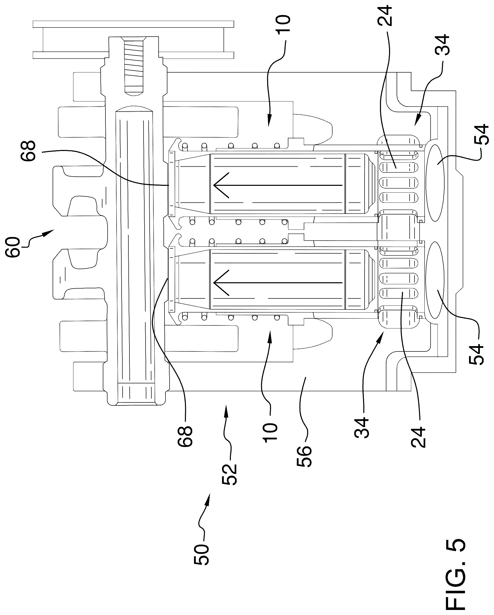 Patent US12312982 Figure 5 – Valve for an overhead cam engine and an overhead cam engine assembly