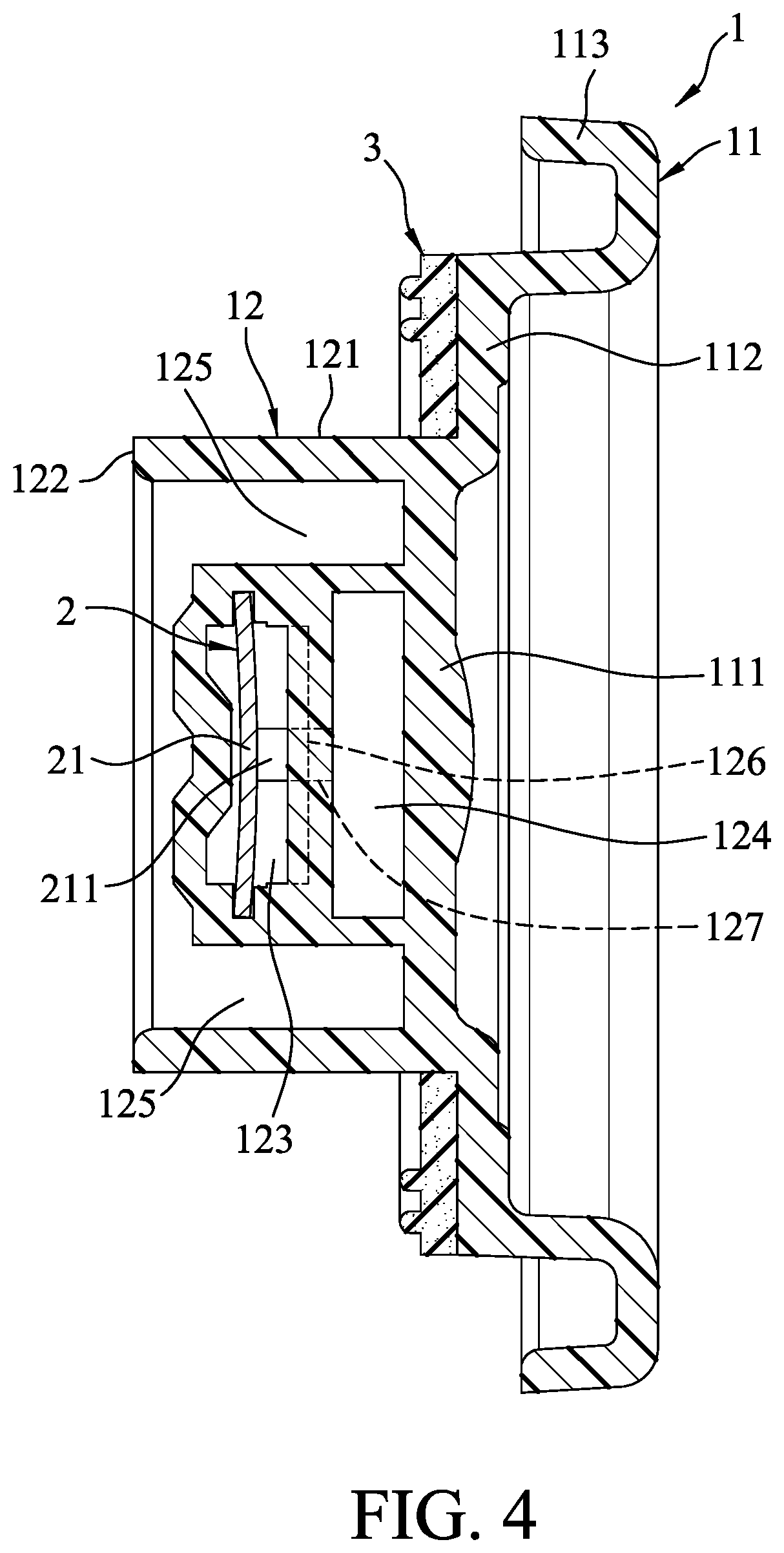 Patent US12312983 Figure 4 – Oil tank cap