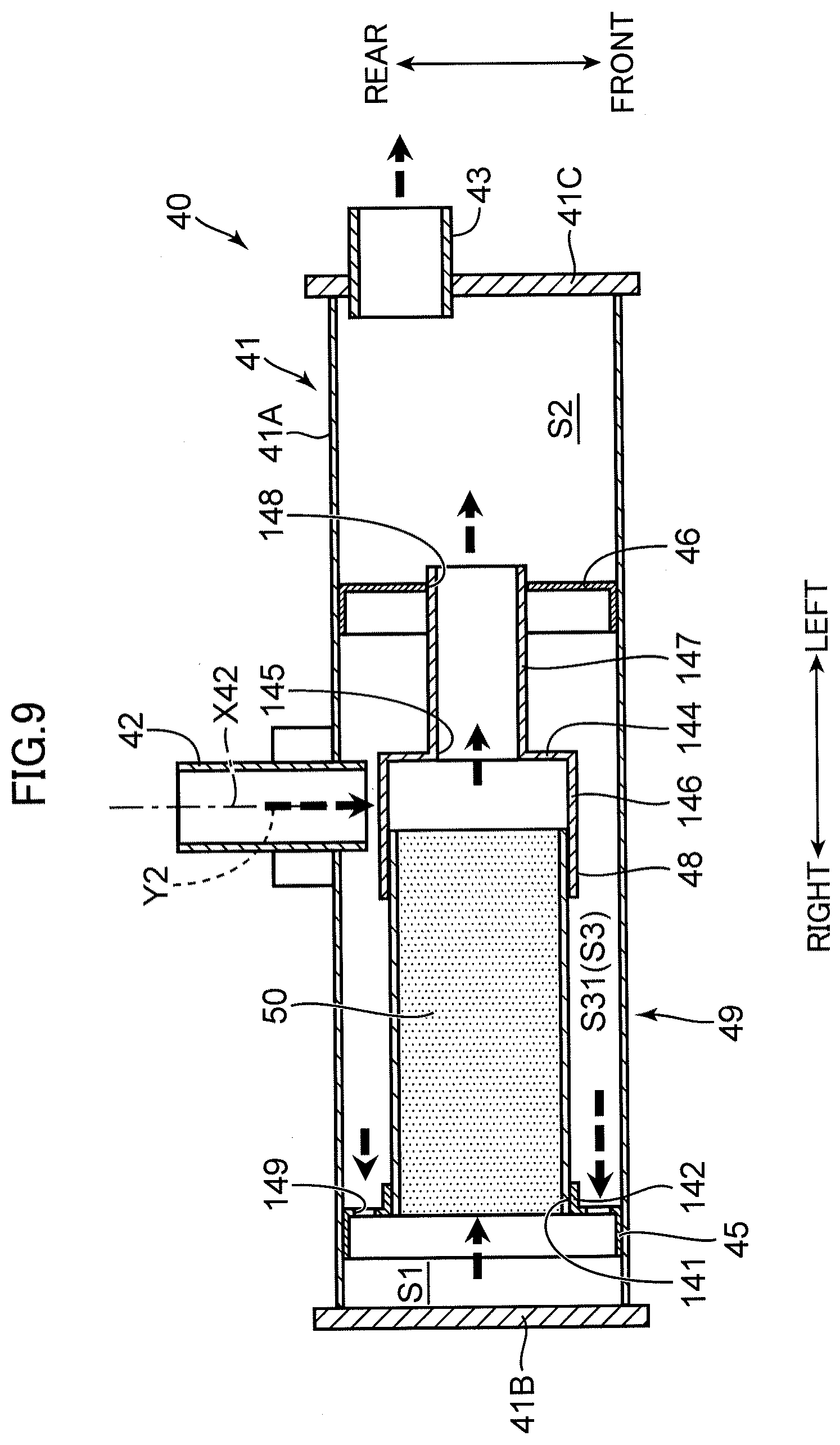 Patent US12312985 Figure 9 – Engine and exhaust system
