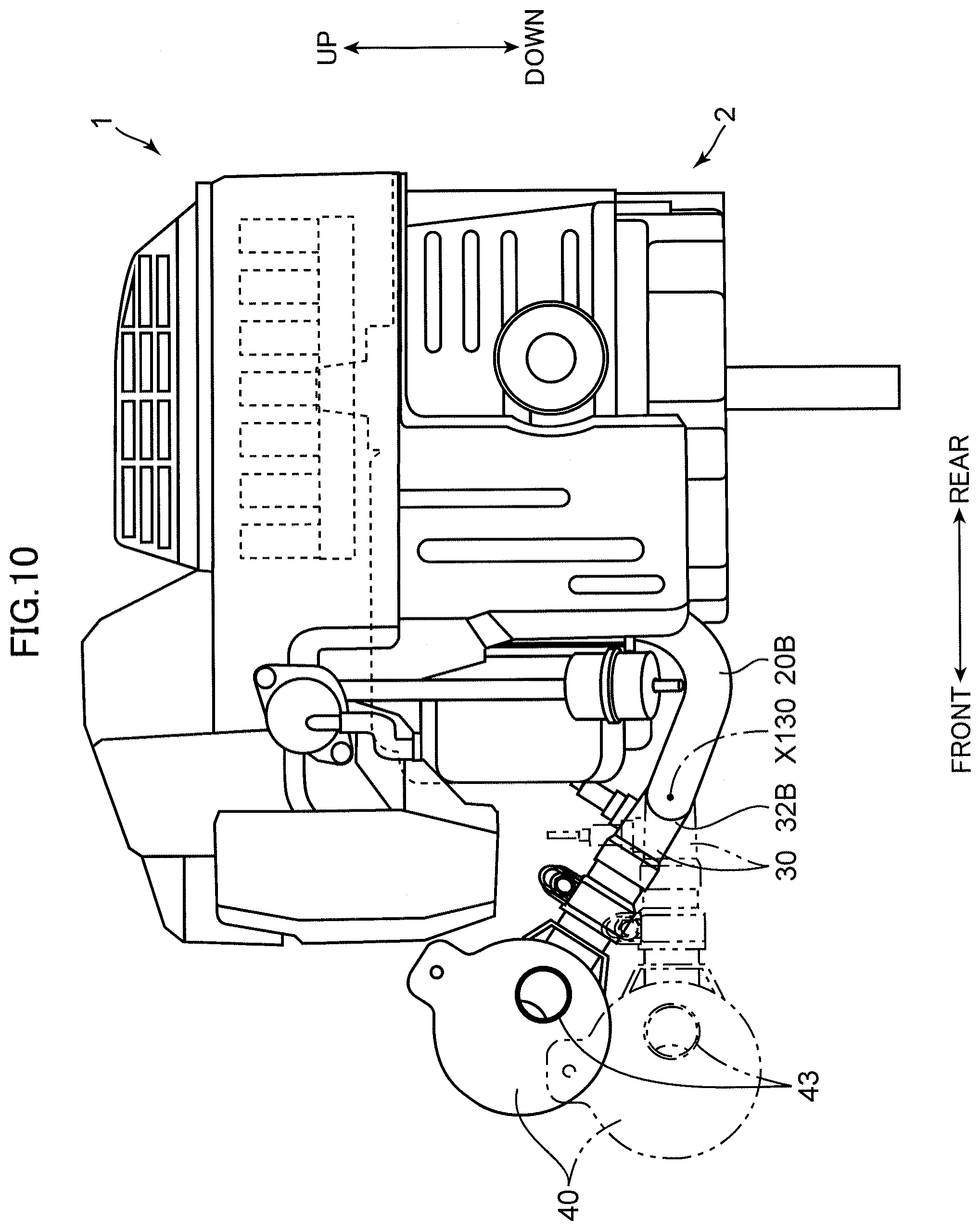 Patent US12312985 Figure 10 – Engine and exhaust system