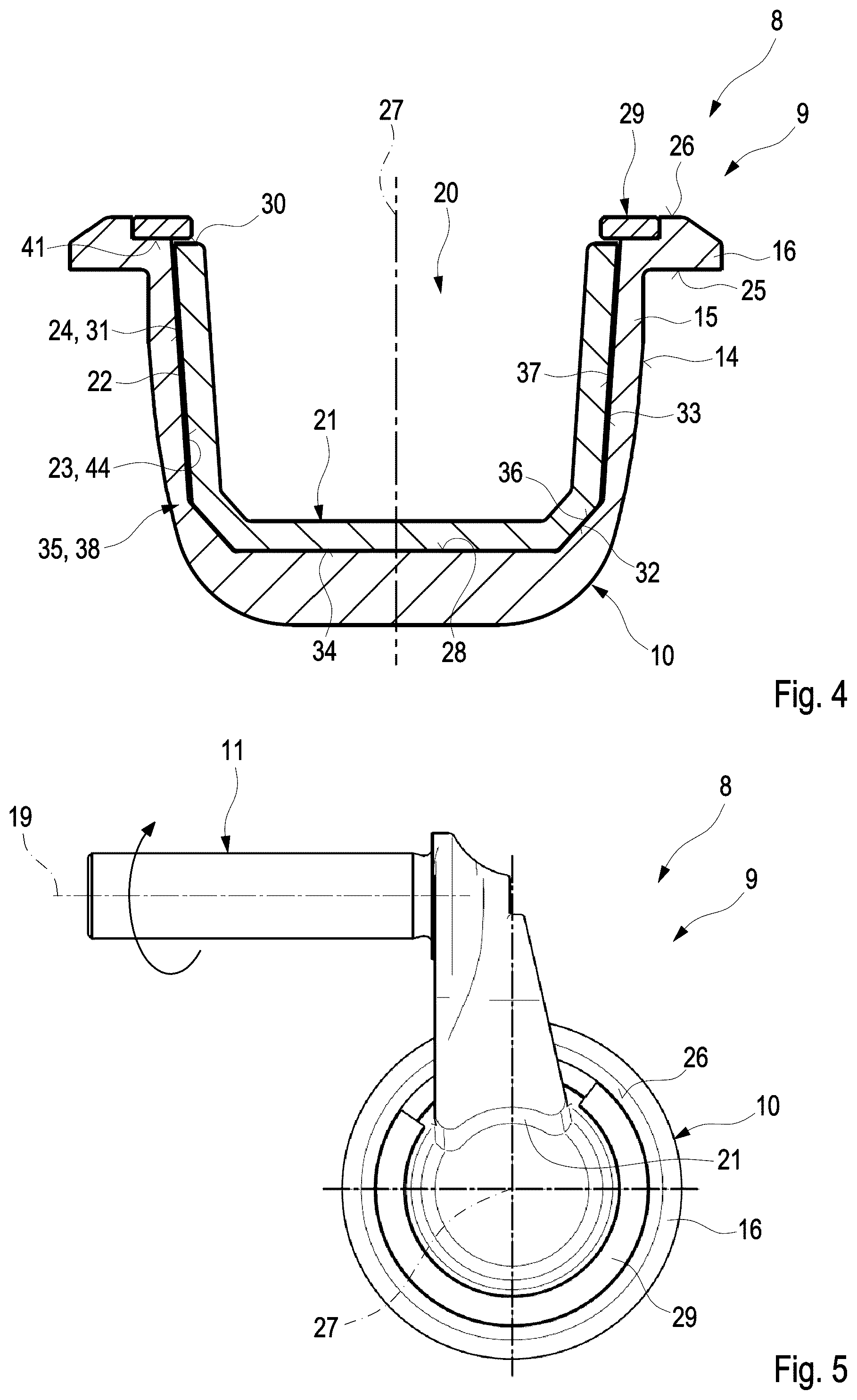 Patent US12312994 Figure 3 – Control device of an exhaust gas guide section of an exhaust gas turbocharger