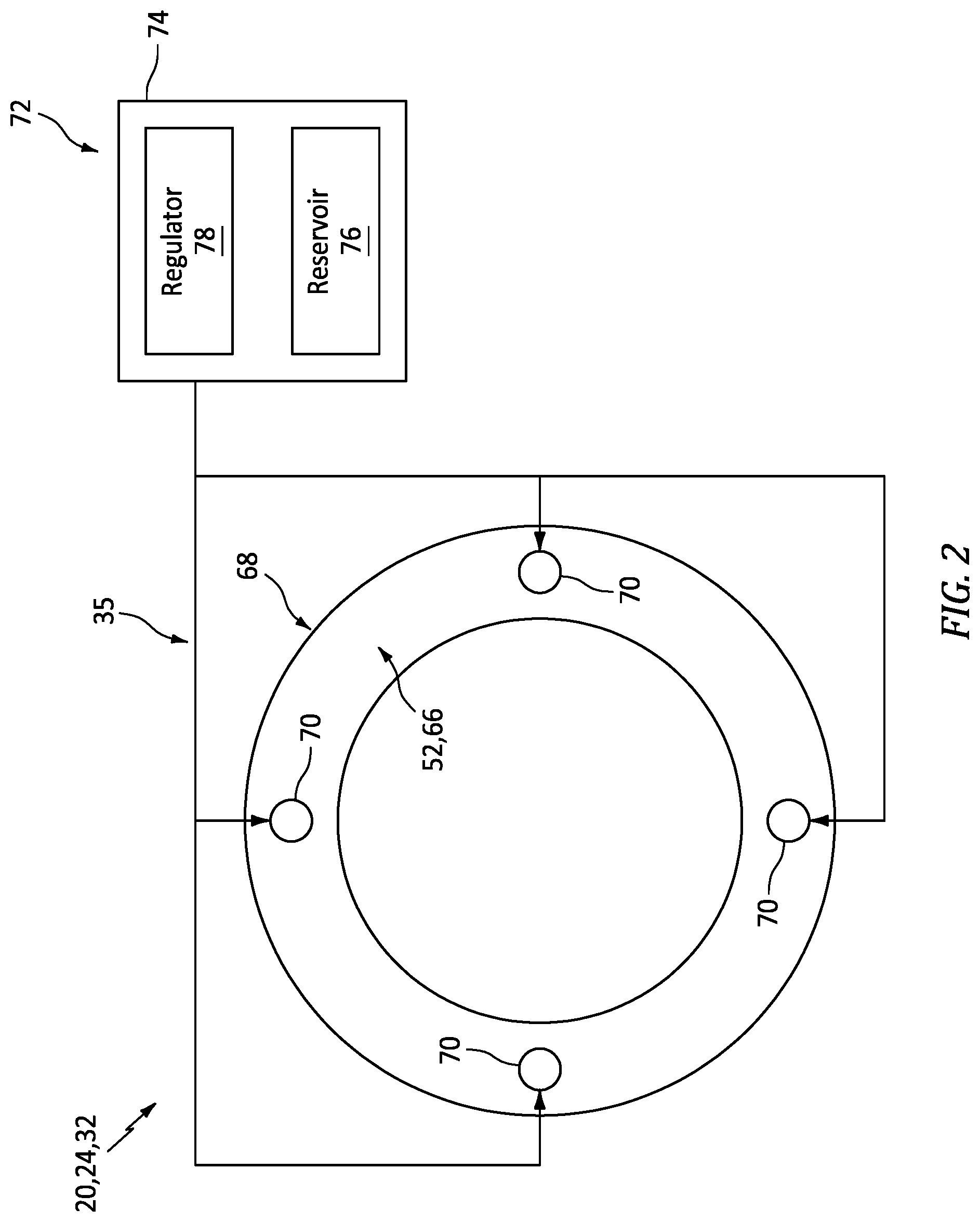 Patent US12312996 Figure 2 – Aircraft powerplant with steam system and bypass