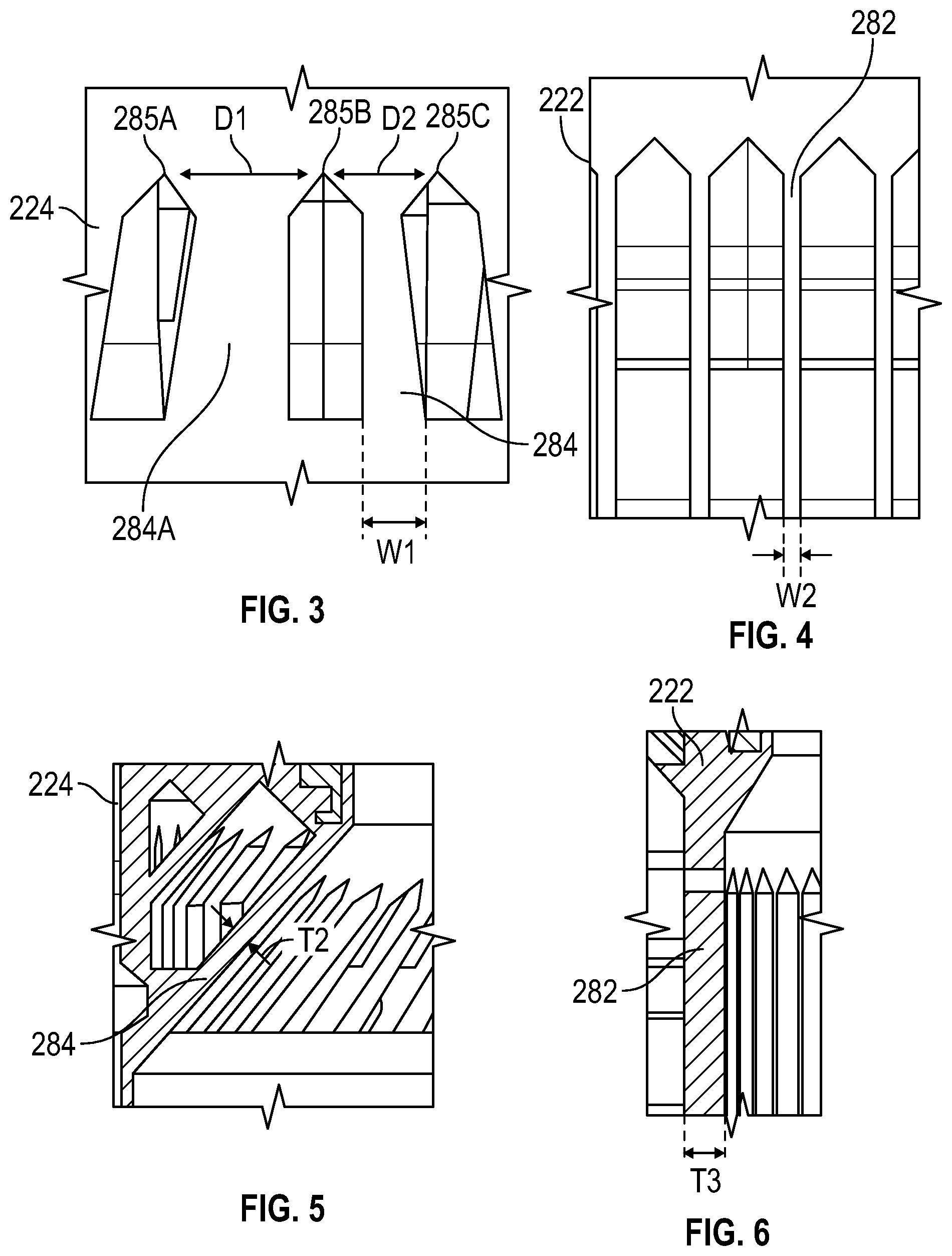 Patent US12313001 Figure 3 – Support structure for bearing compartment
